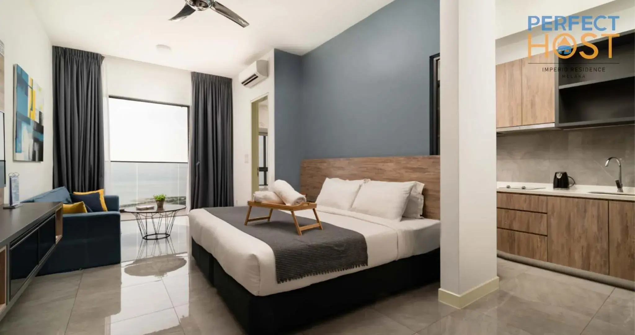 Bed in Imperio Residence Seafront by Perfect Host Bed in Imperio Residence Seafront by Perfect Host