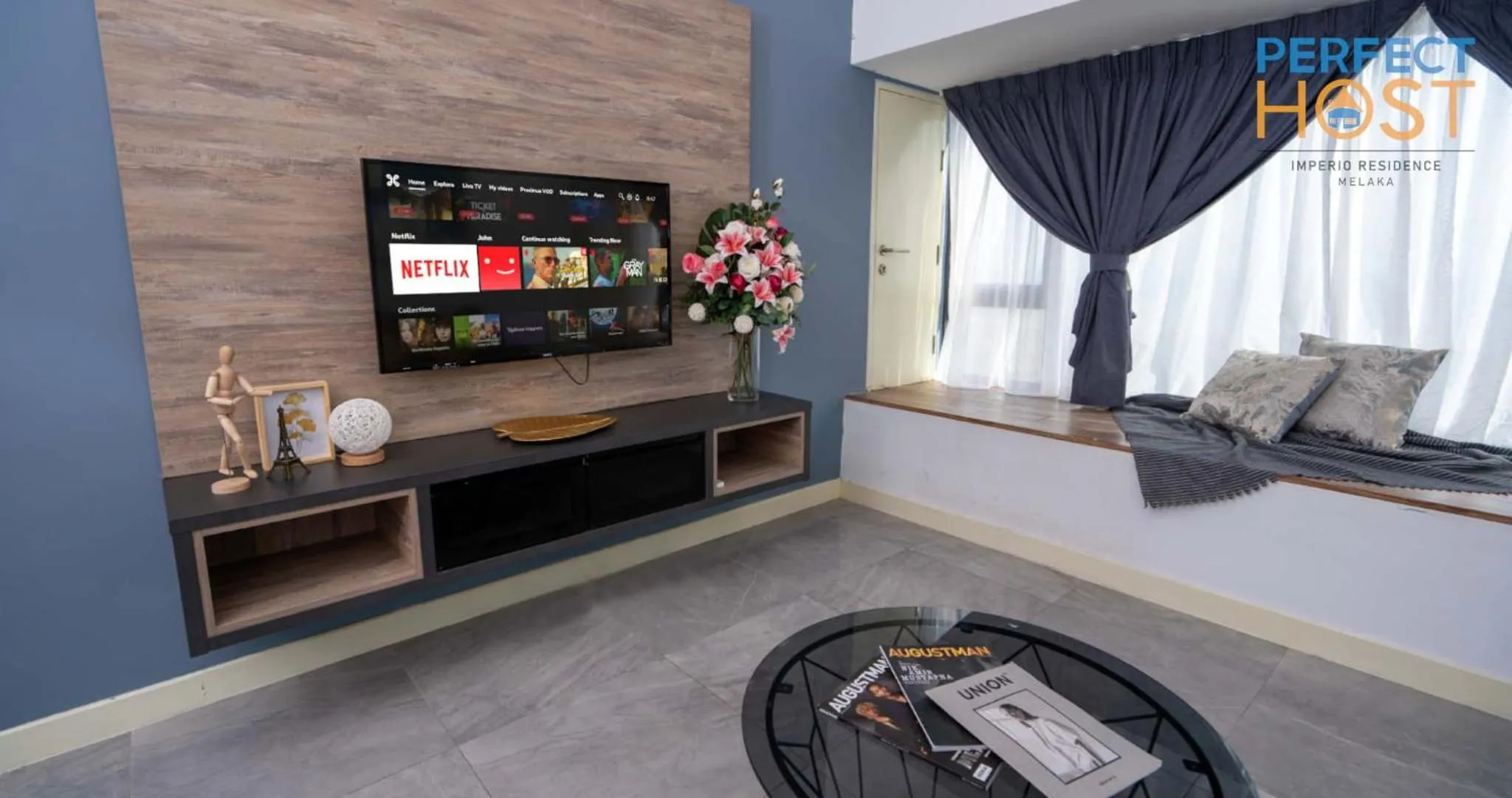 TV and multimedia in Imperio Residence Seafront by Perfect Host