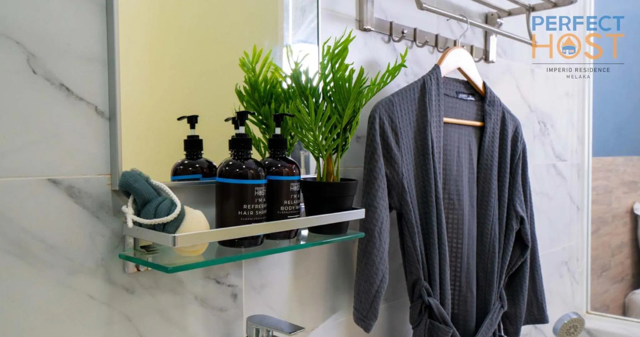 Bathroom in Imperio Residence Seafront by Perfect Host