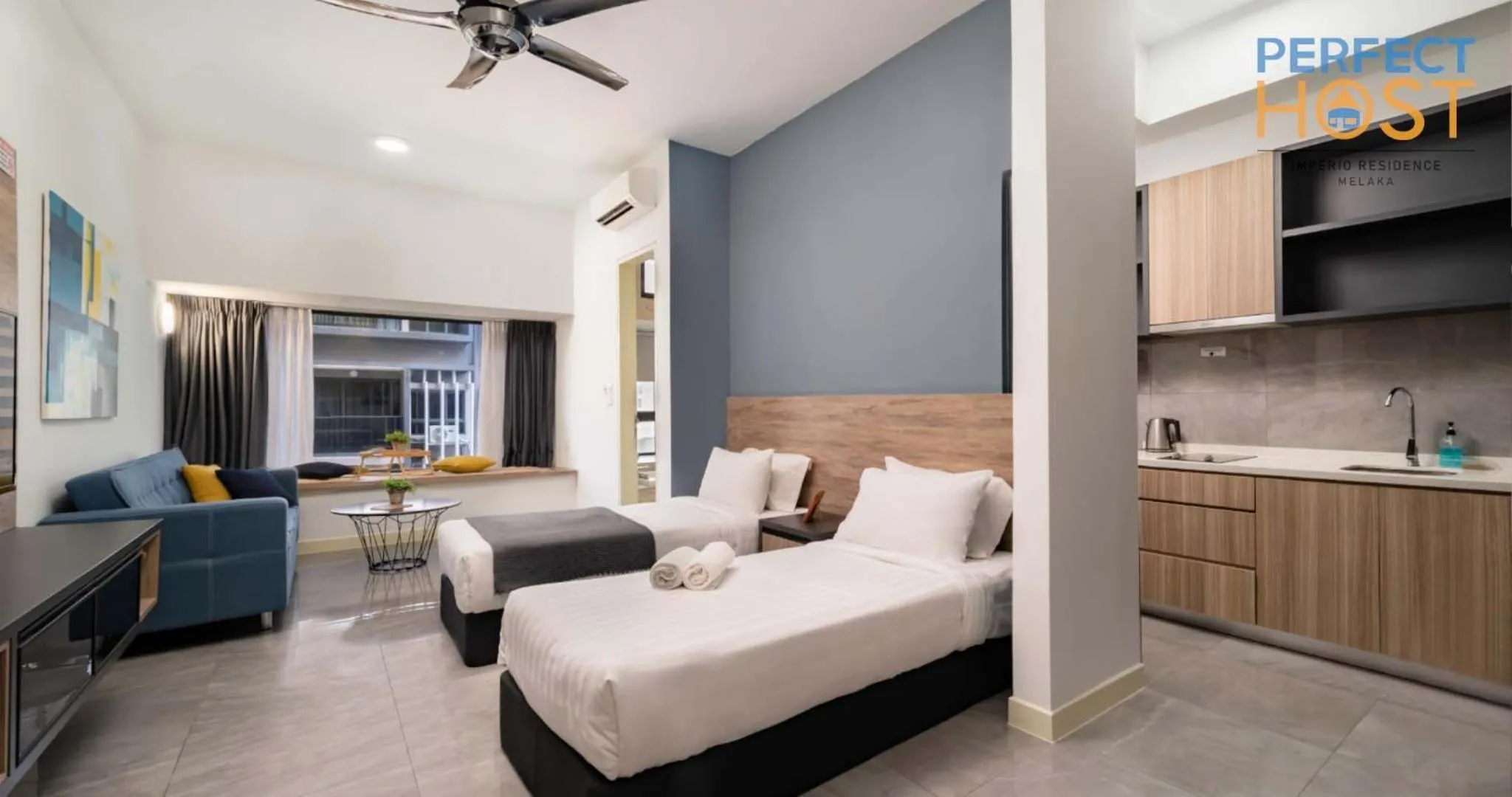 Bed in Imperio Residence Seafront by Perfect Host