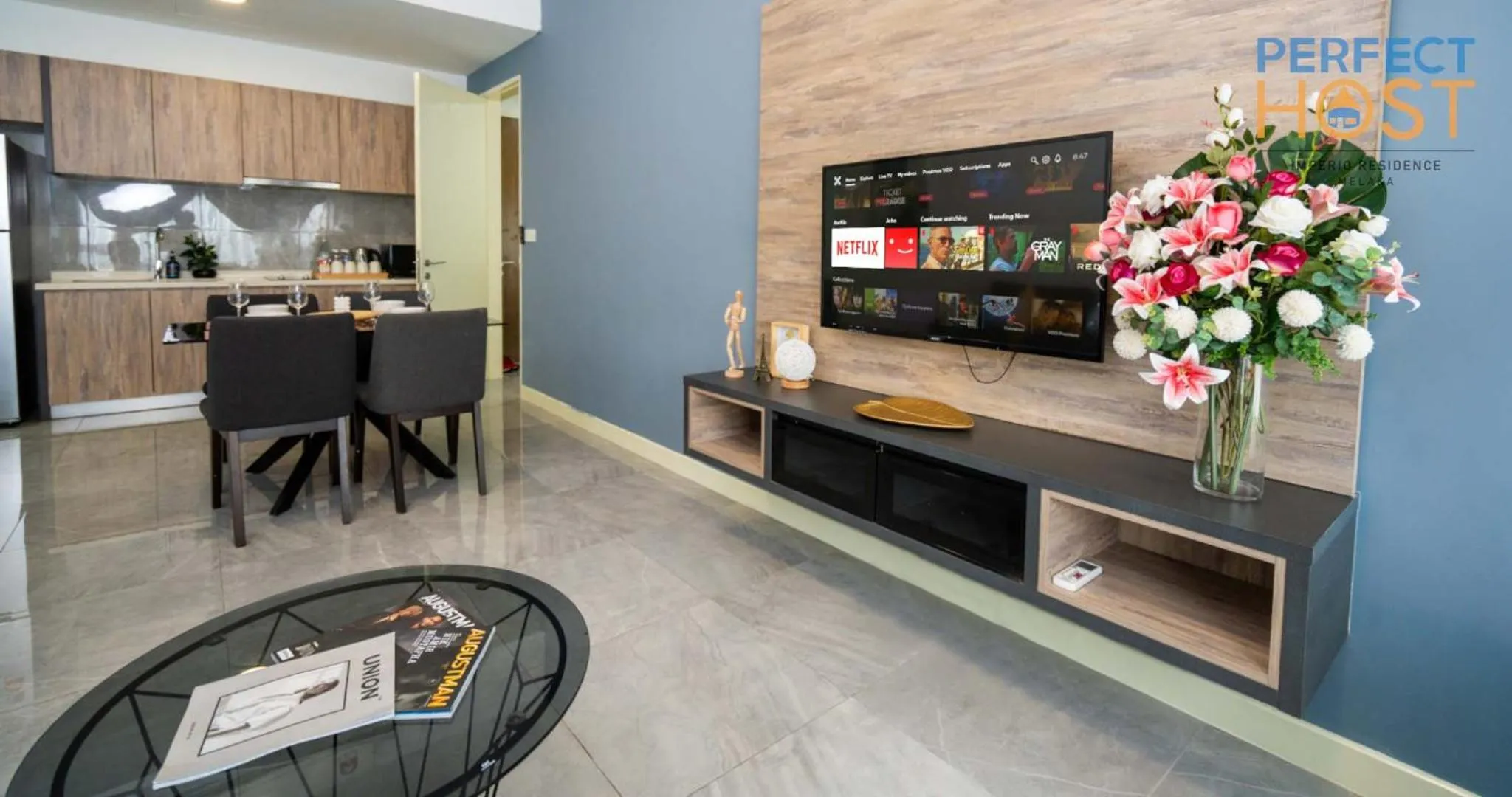TV and multimedia in Imperio Residence Seafront by Perfect Host
