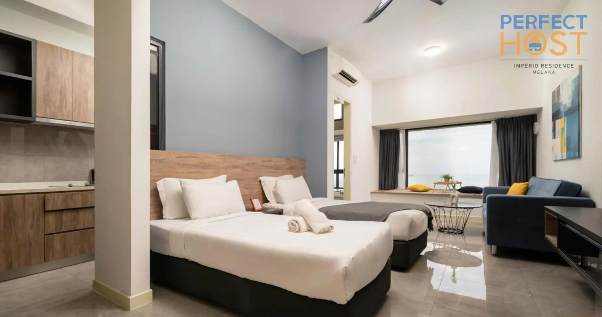 Bed in Imperio Residence Seafront by Perfect Host