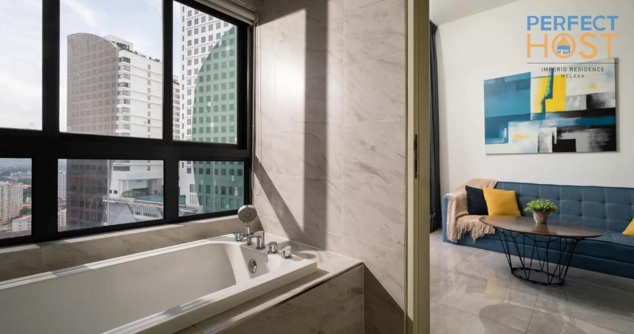 Bathroom in Imperio Residence Seafront by Perfect Host