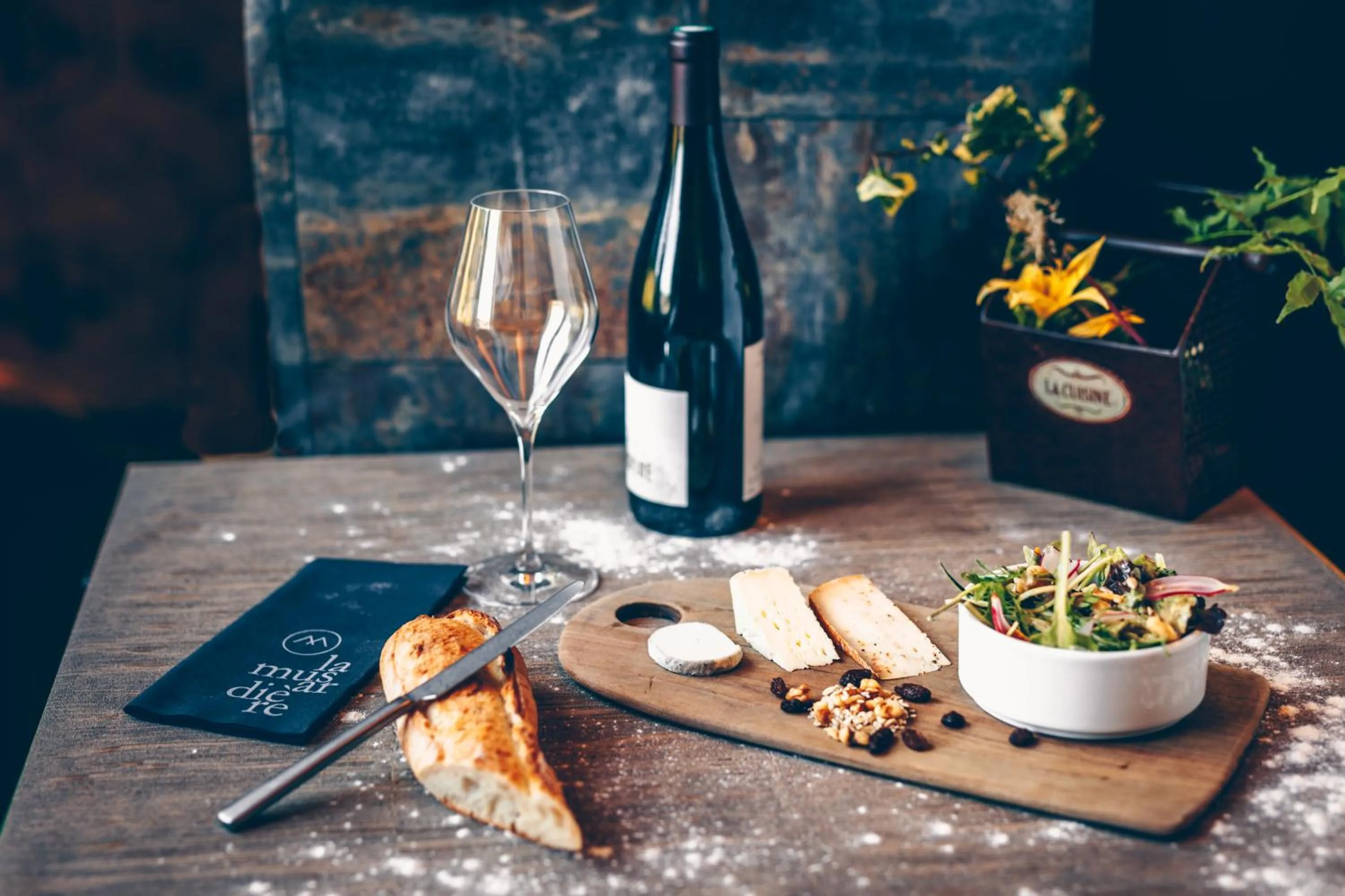 Food close-up in Hotel Restaurant La Musardiere