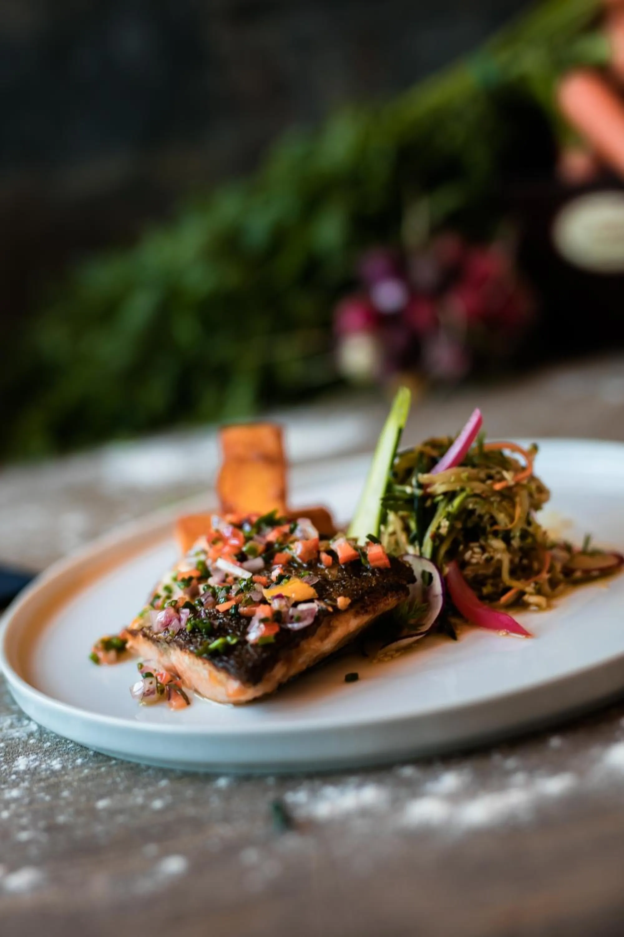 Food in Hotel Restaurant La Musardiere