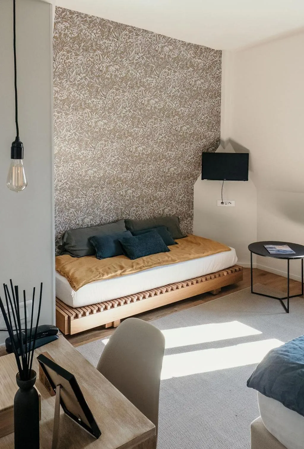 Bed in Hotel Restaurant La Musardiere