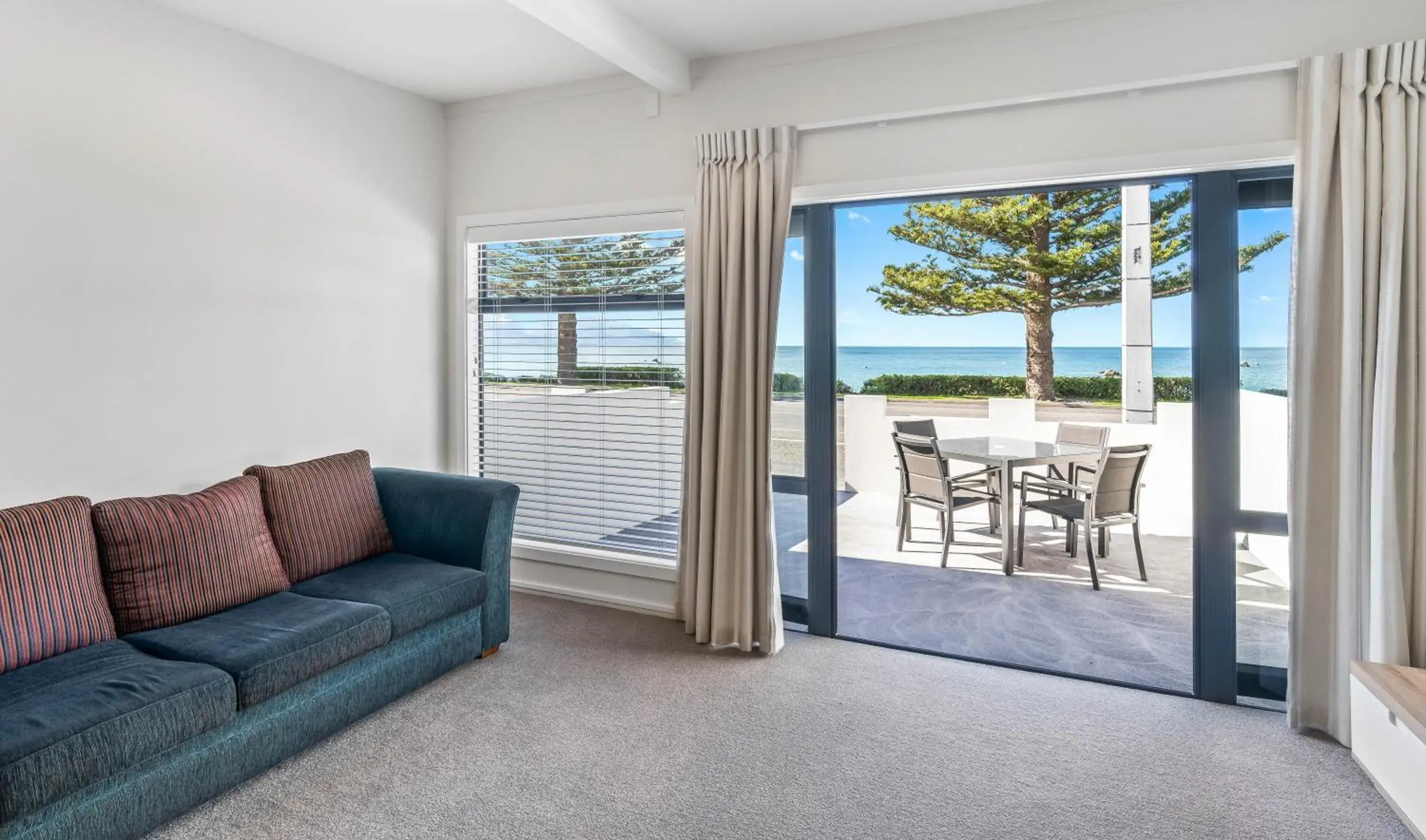 Balcony/Terrace in Kaikoura Beach Motel Balcony/Terrace in Kaikoura Beach Motel