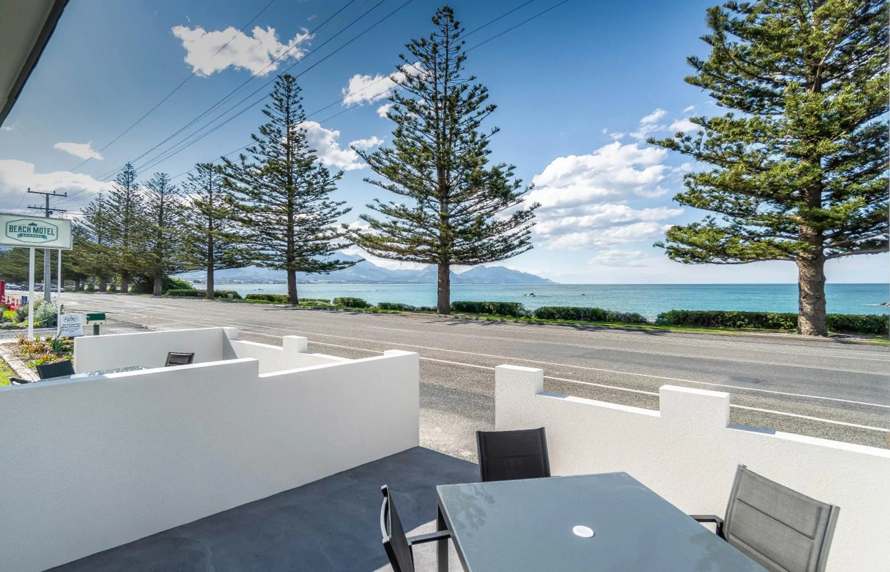 Balcony/Terrace in Kaikoura Beach Motel