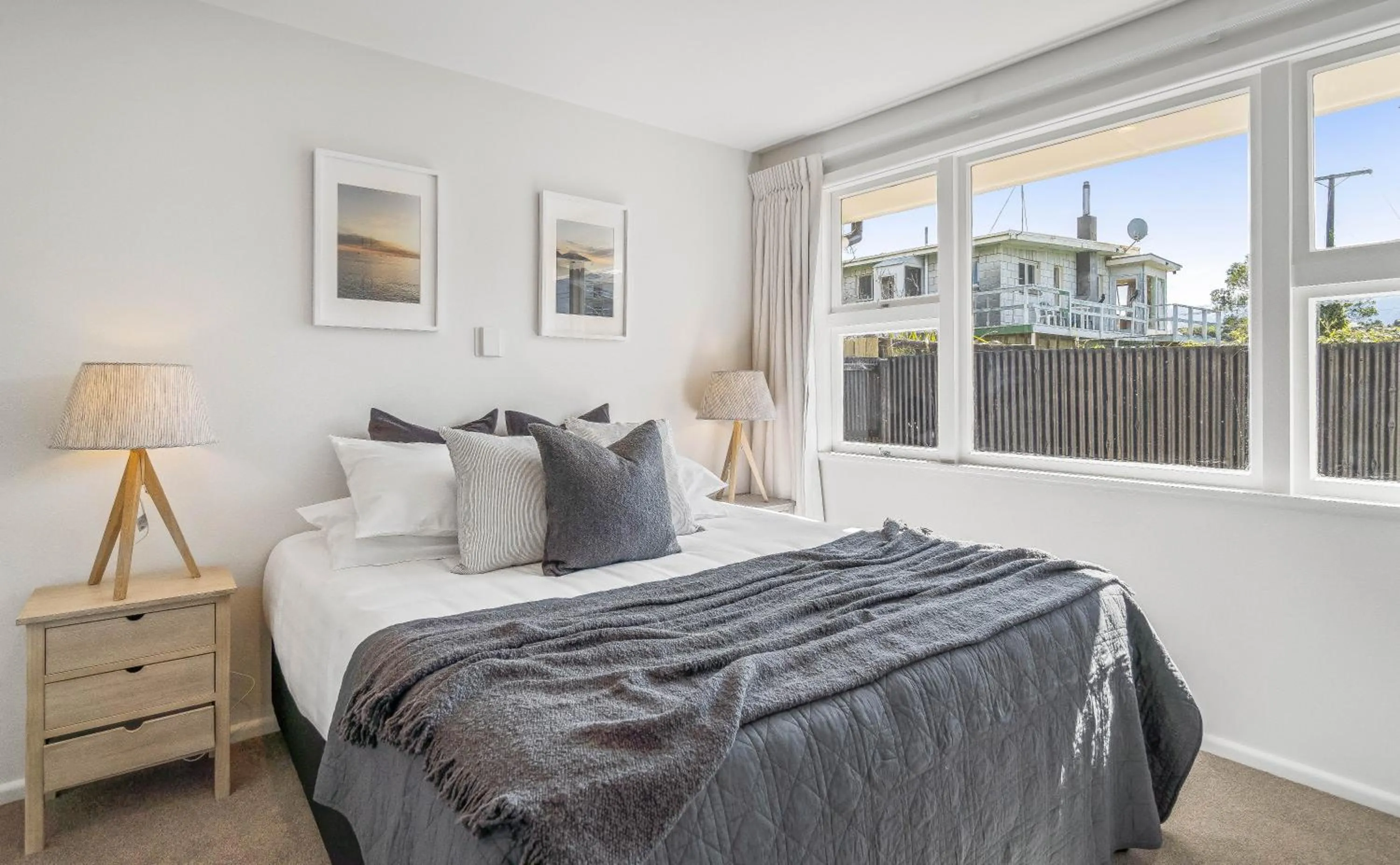 Bedroom, Bed in Kaikoura Beach Motel
