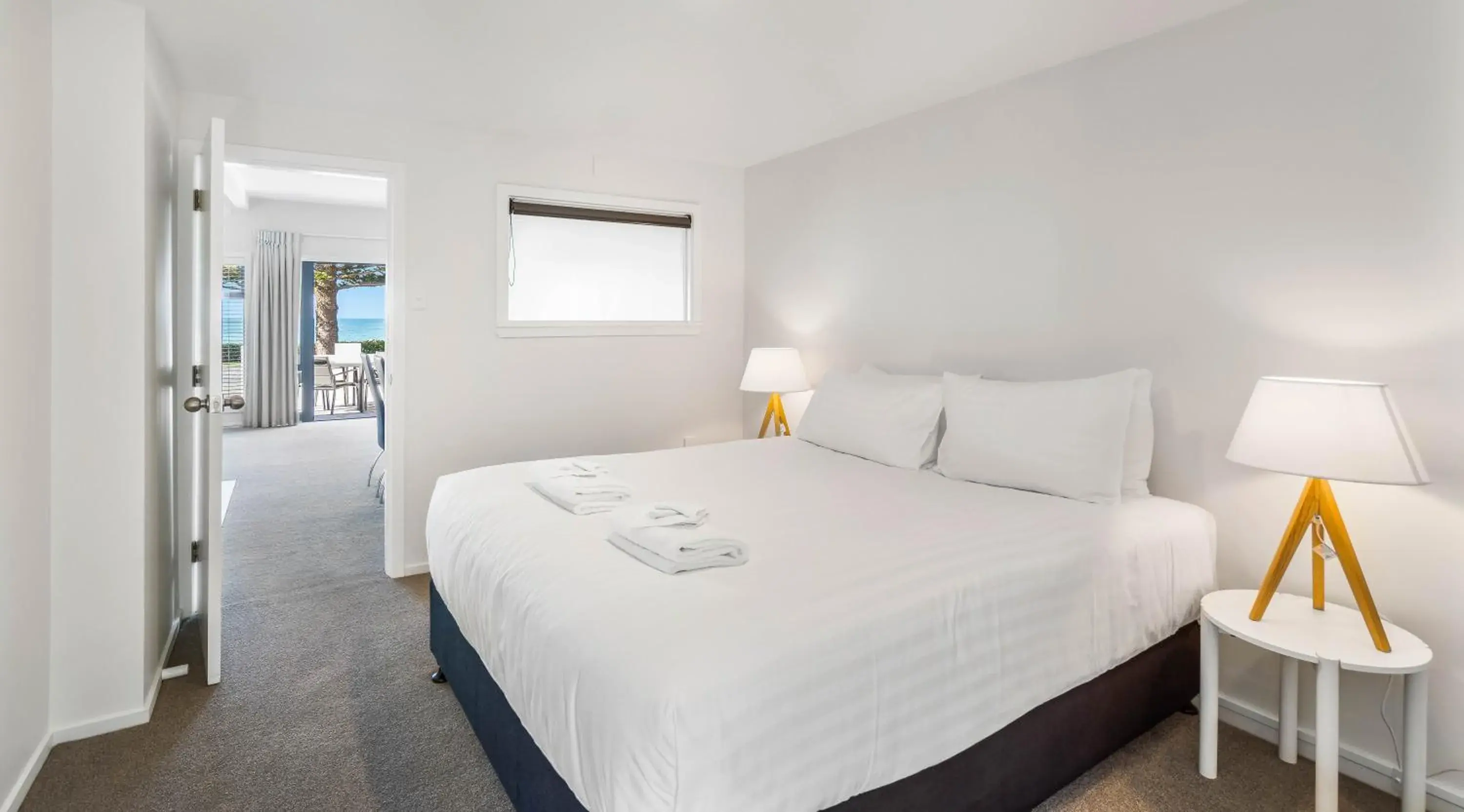 Bedroom, Bed in Kaikoura Beach Motel Bedroom, Bed in Kaikoura Beach Motel