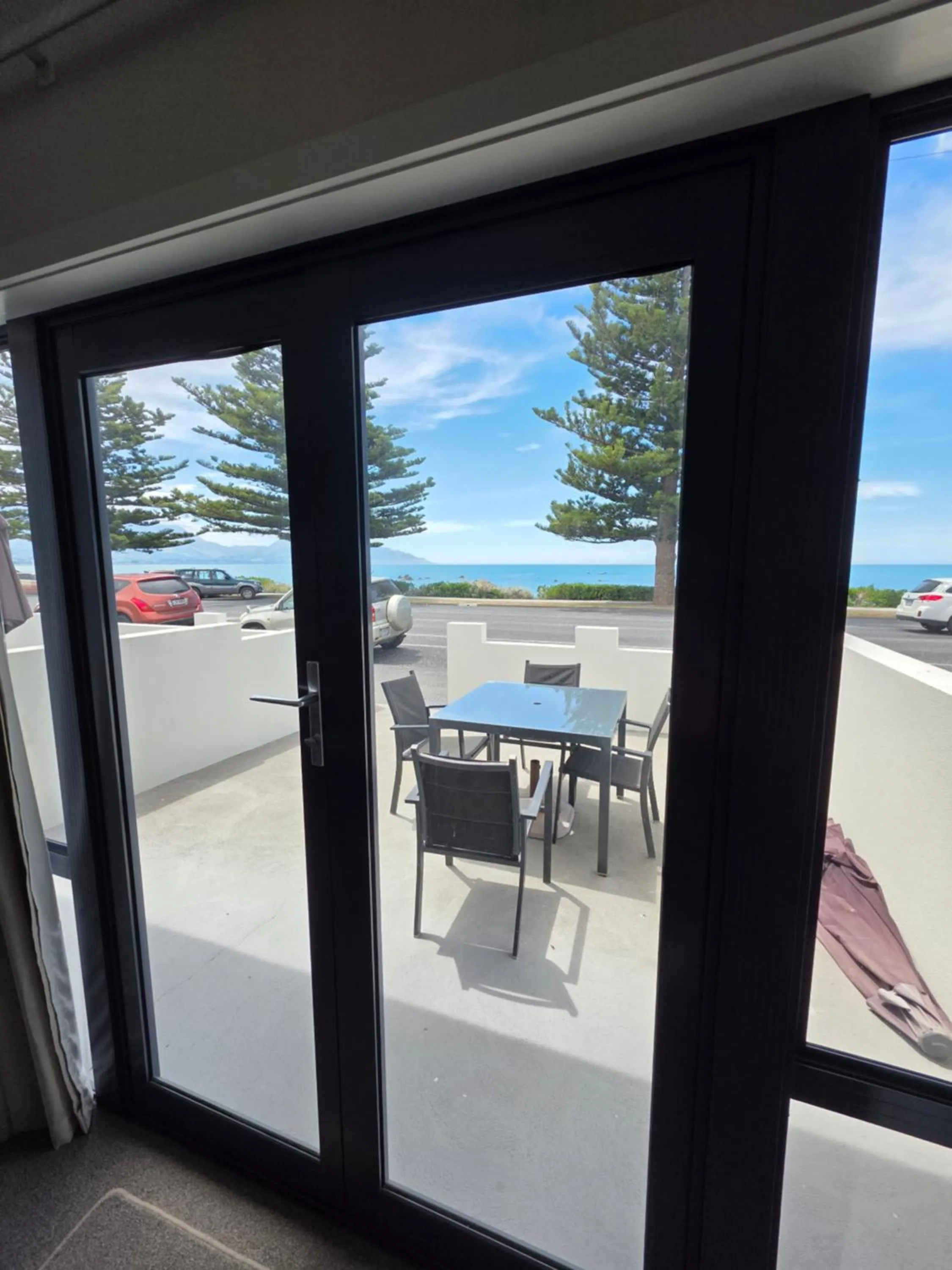 Patio in Kaikoura Beach Motel