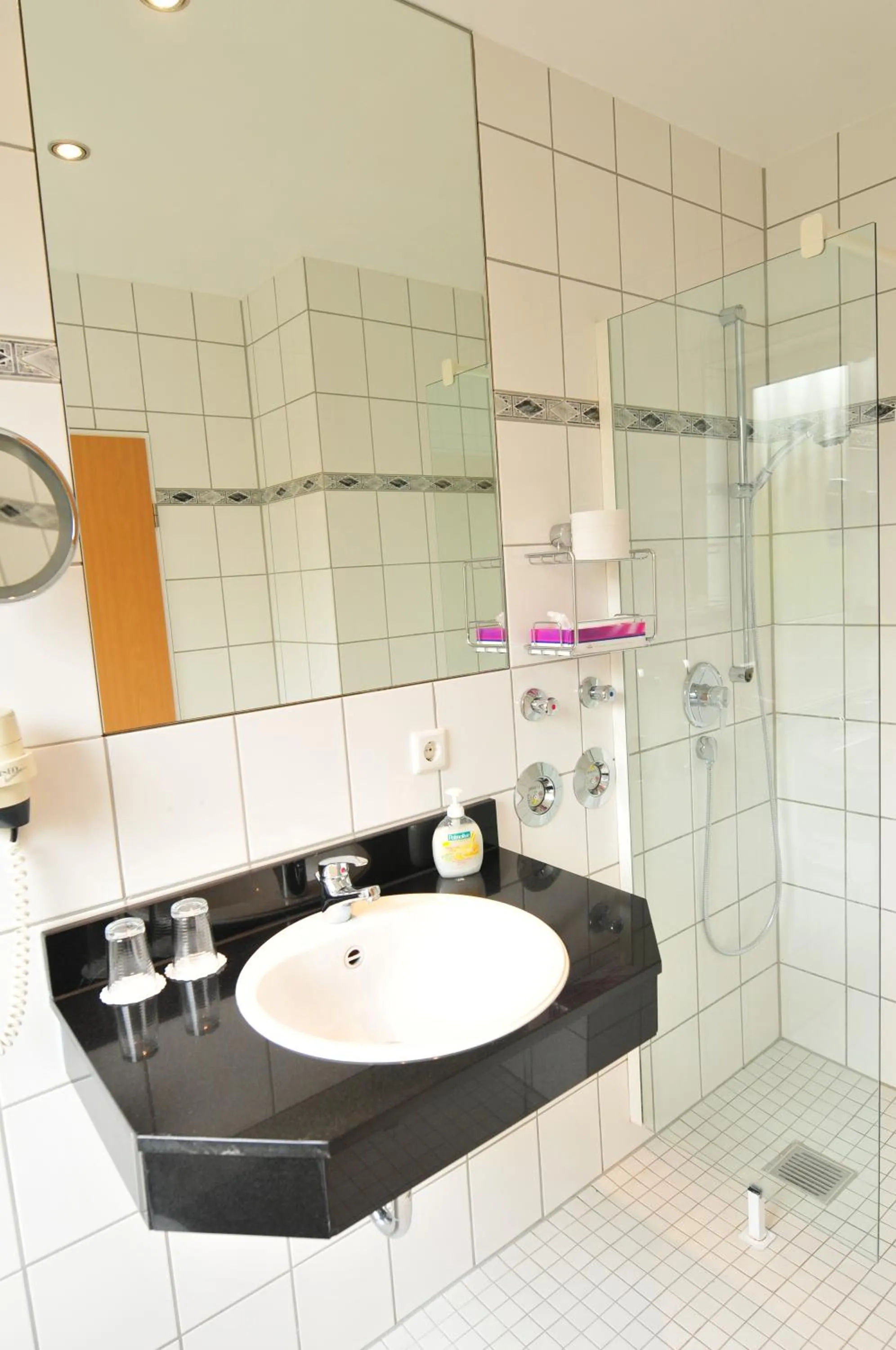 Shower in Hotel in Herrenhausen