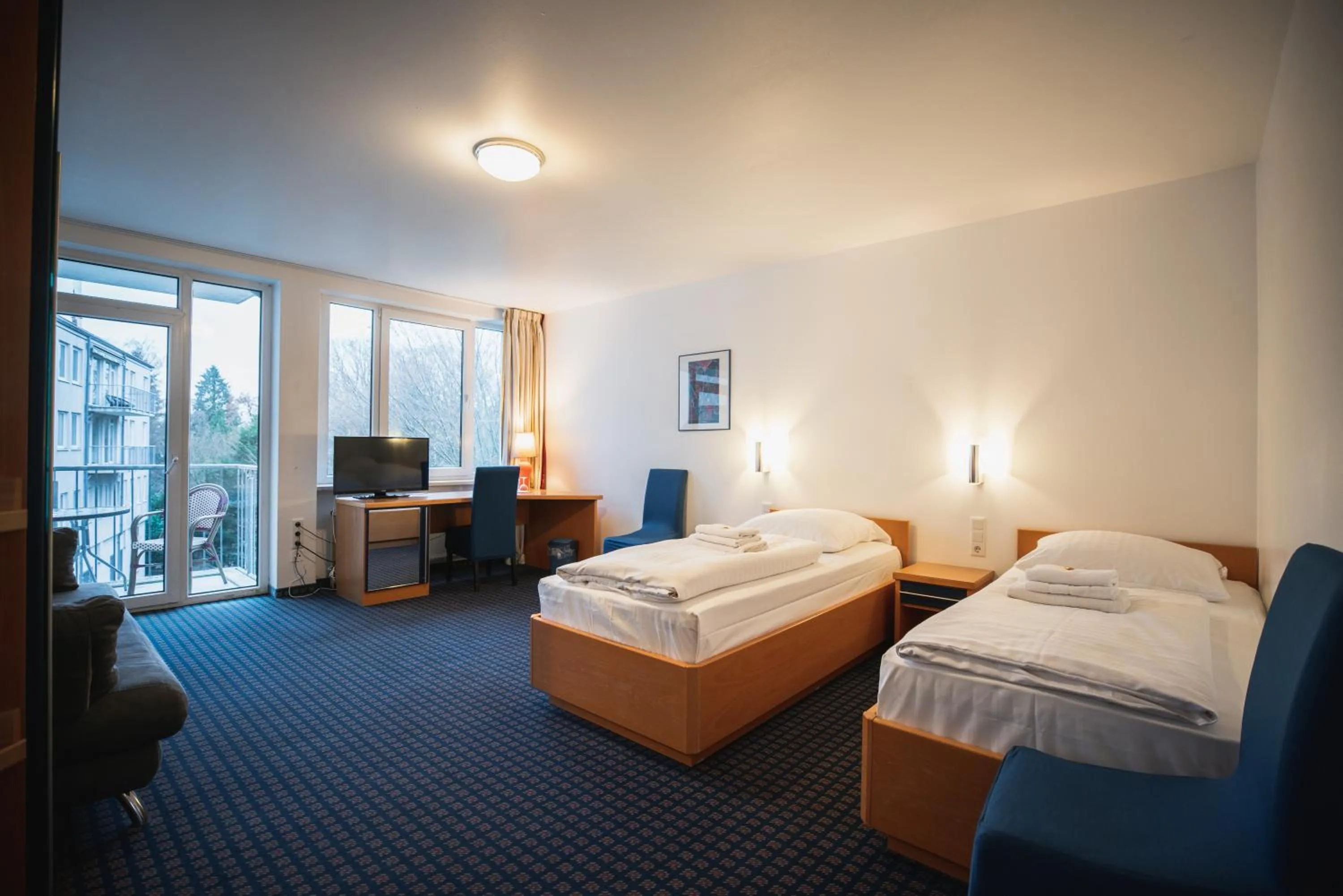 Bed in Hotel in Herrenhausen