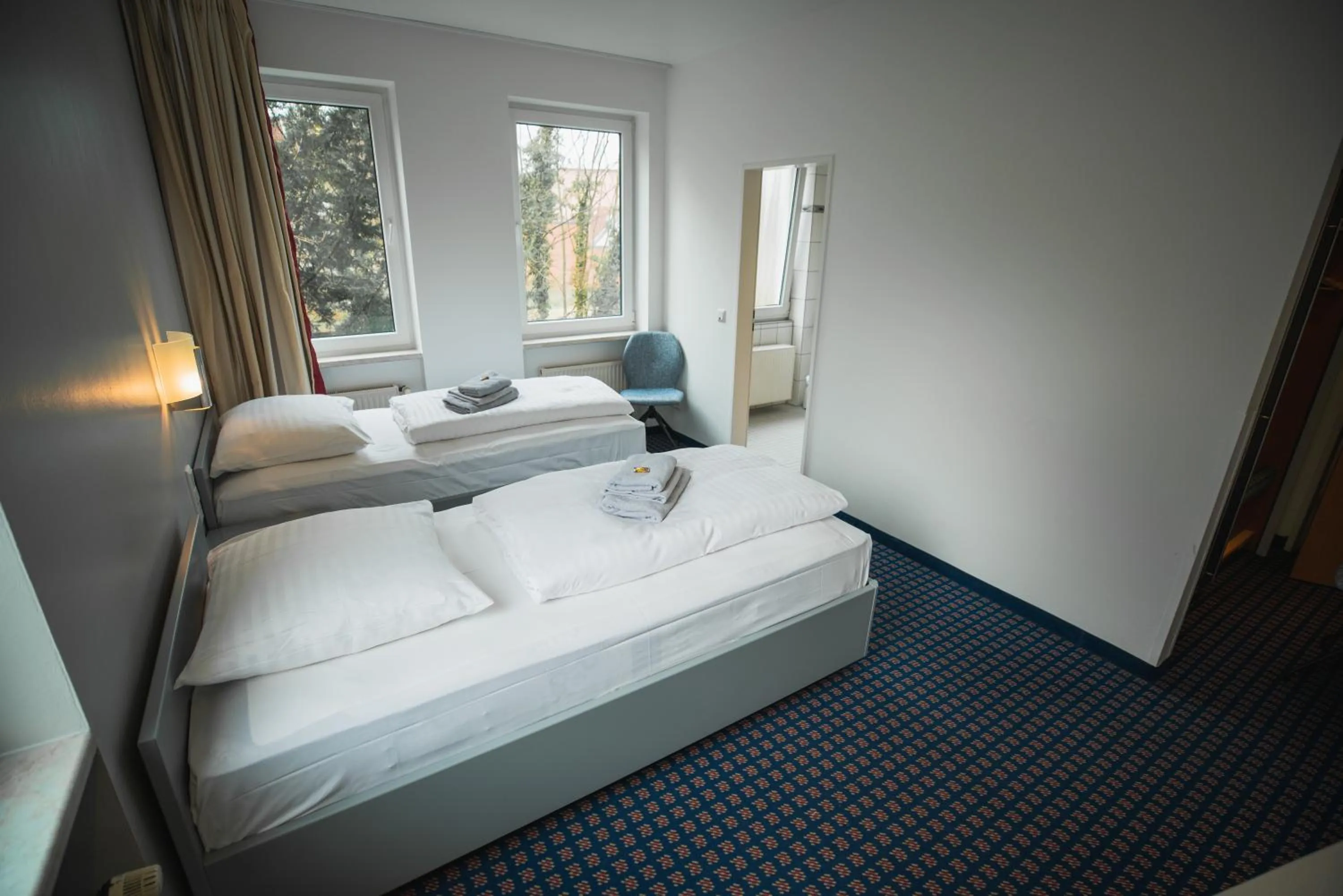 Bed in Hotel in Herrenhausen