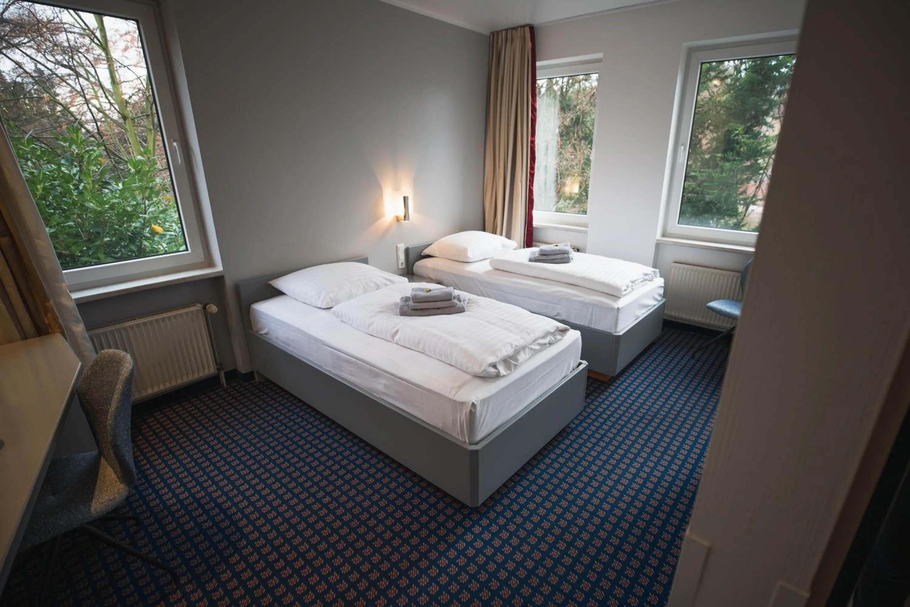 Bed in Hotel in Herrenhausen
