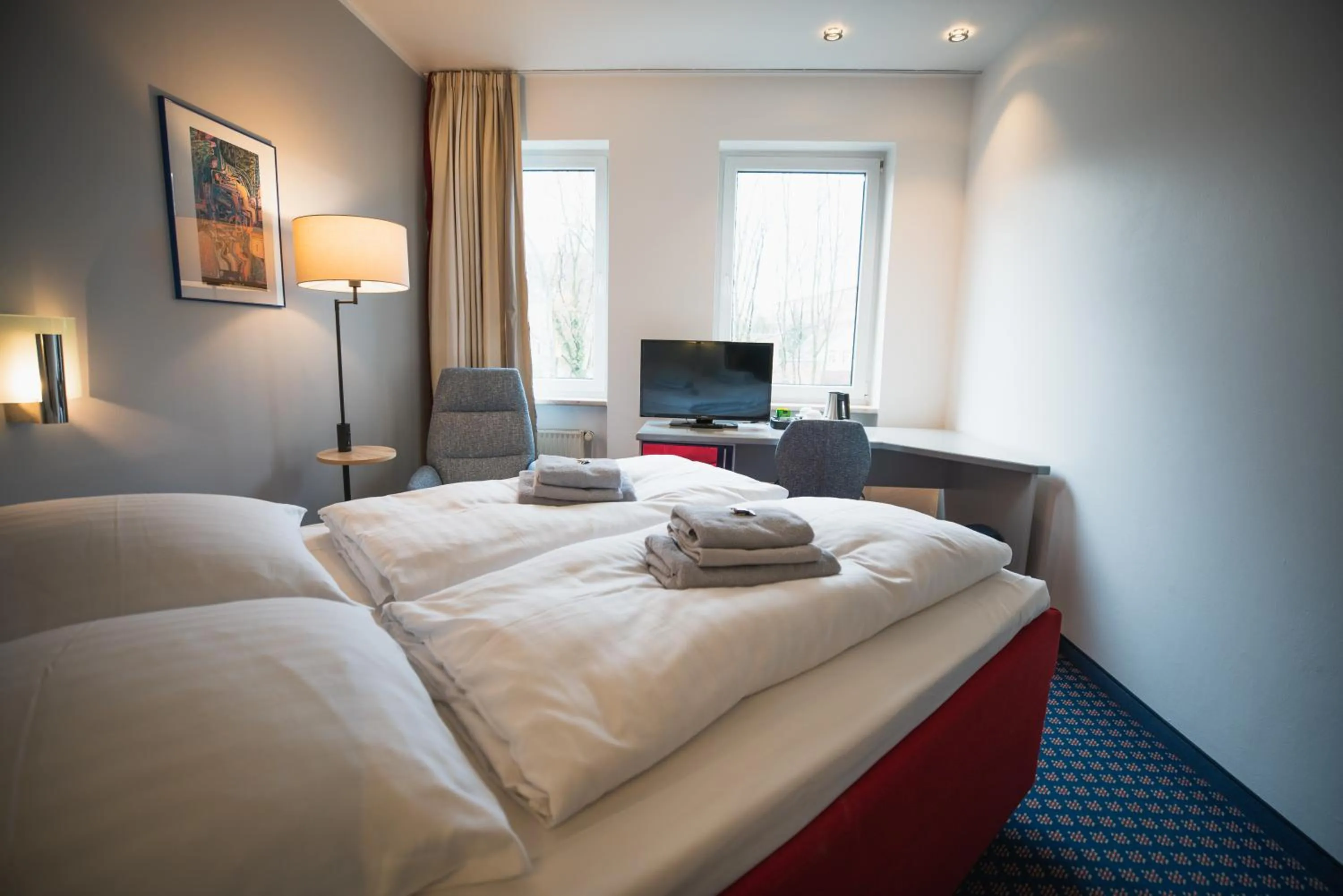 Bed in Hotel in Herrenhausen