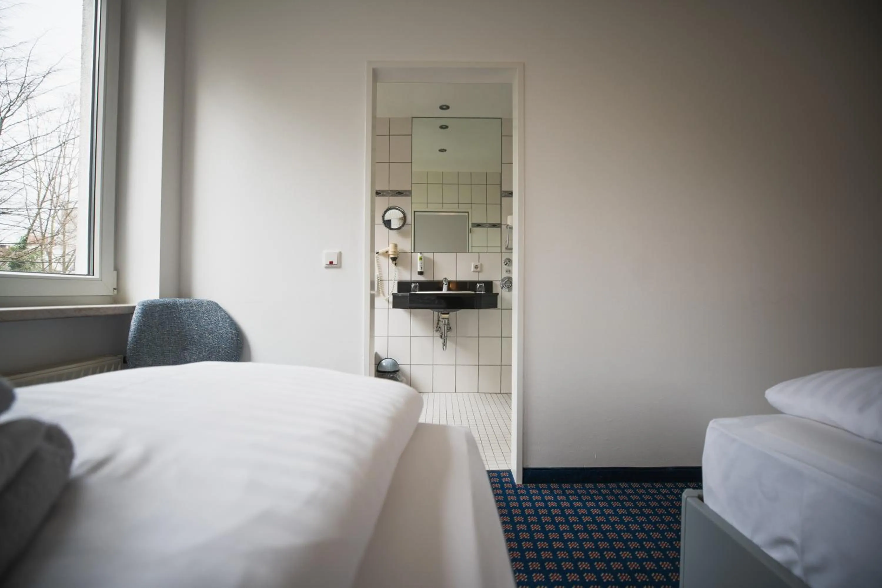 Bed in Hotel in Herrenhausen