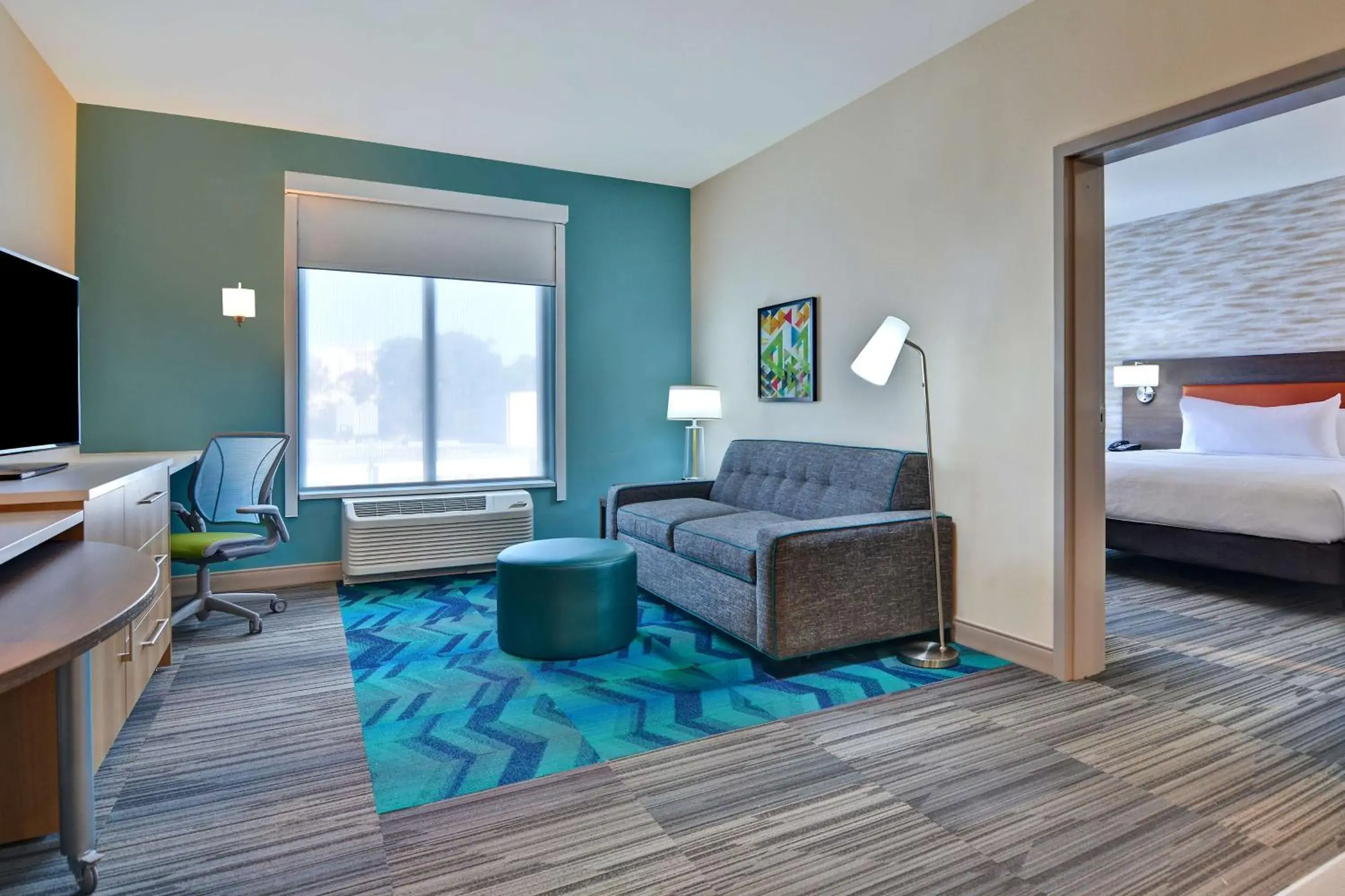 Bedroom, Bed in Home2 Suites By Hilton Savannah Midtown, Ga Bedroom, Bed in Home2 Suites By Hilton Savannah Midtown, Ga