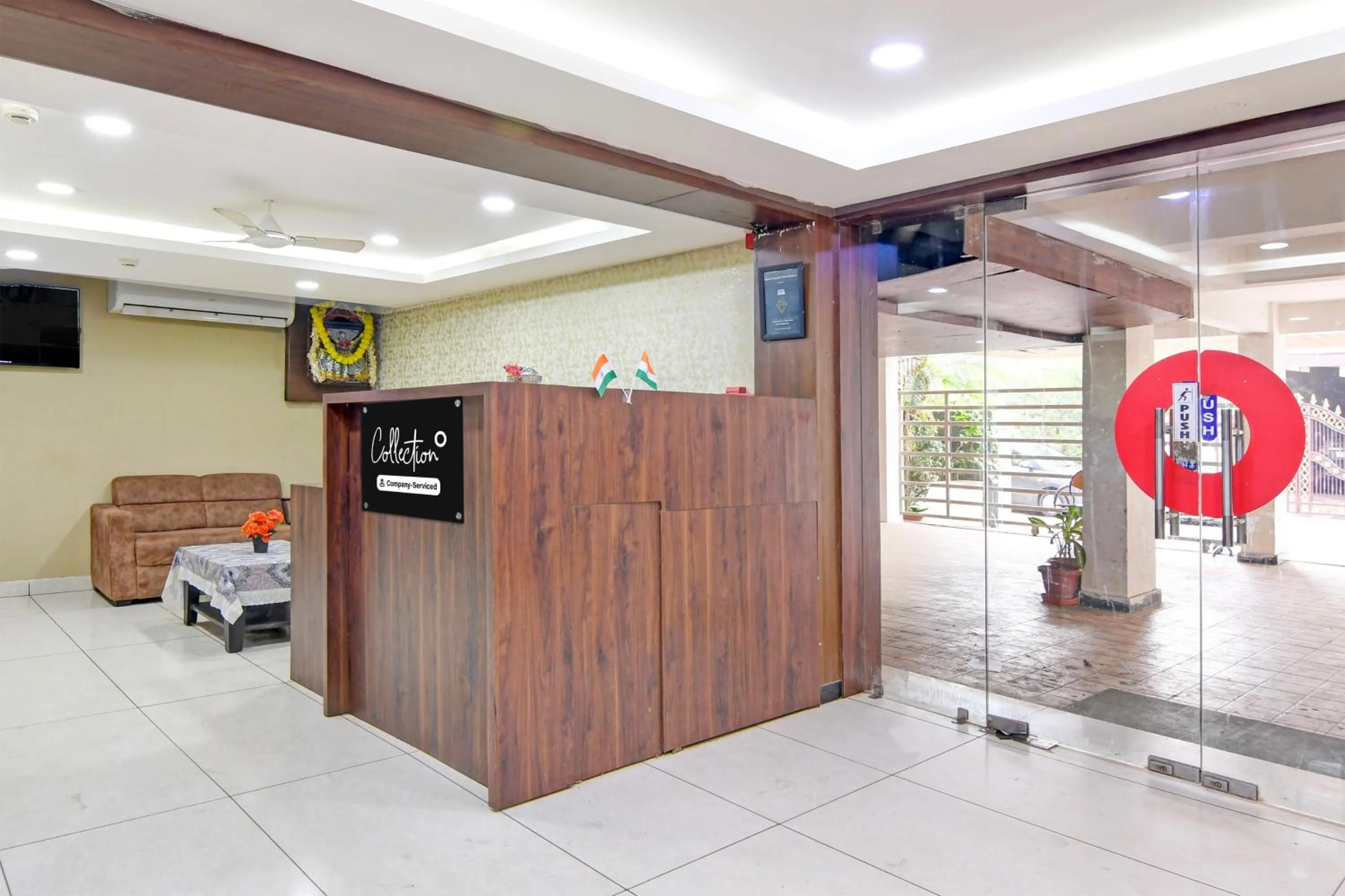 Lobby or reception in Super Collection O Infocity Square Bhubaneswar Formerly Prime Residency