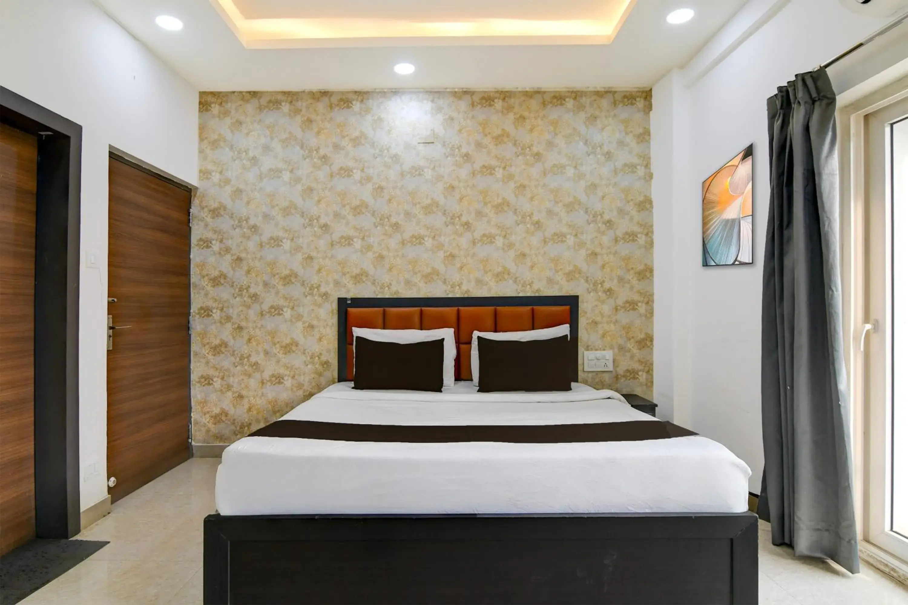 Bedroom, Bed in Super Collection O Infocity Square Bhubaneswar Formerly Prime Residency Bedroom, Bed in Super Collection O Infocity Square Bhubaneswar Formerly Prime Residency