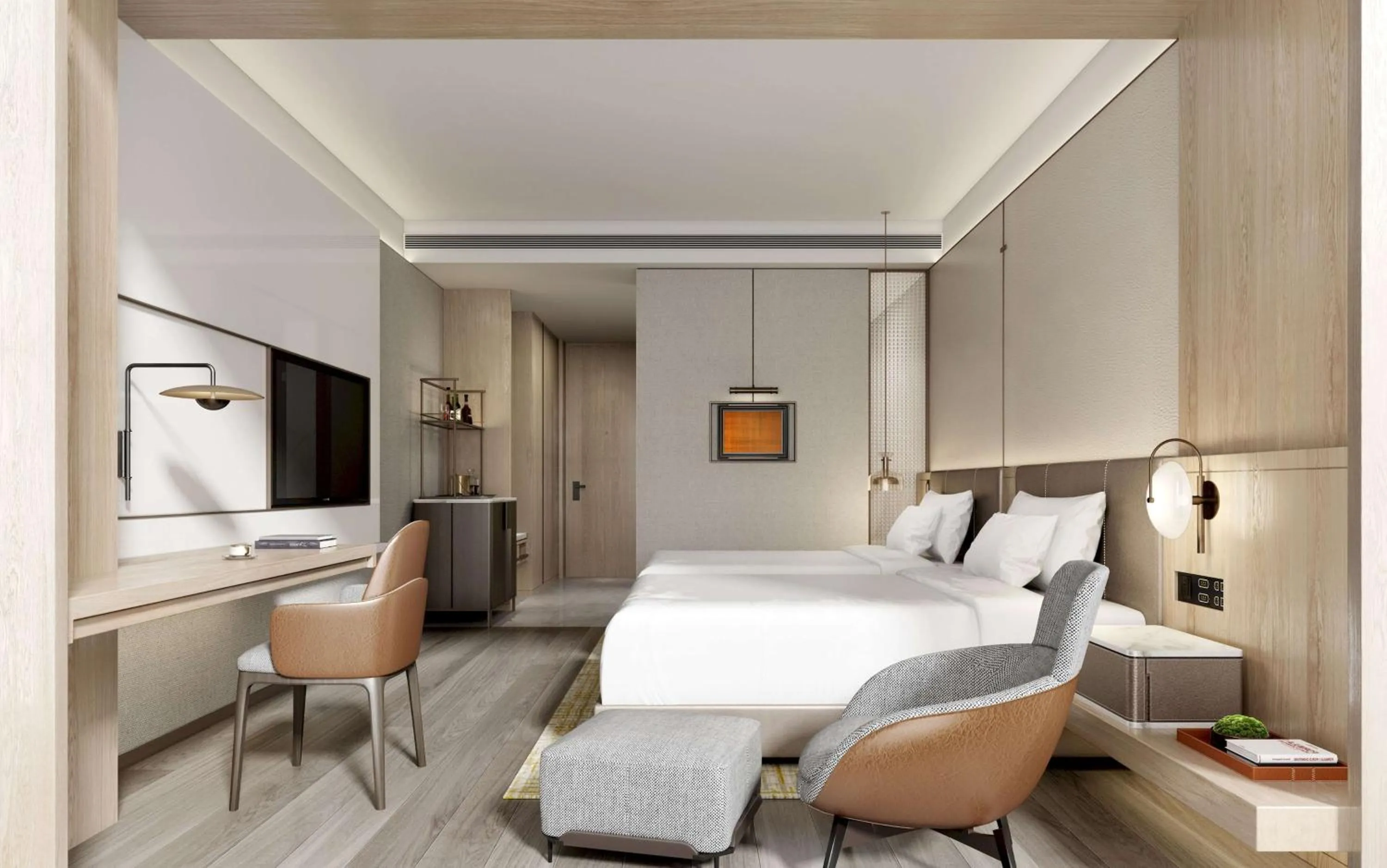 Bedroom, Bed in Doubletree By Hilton Xian Fengdong