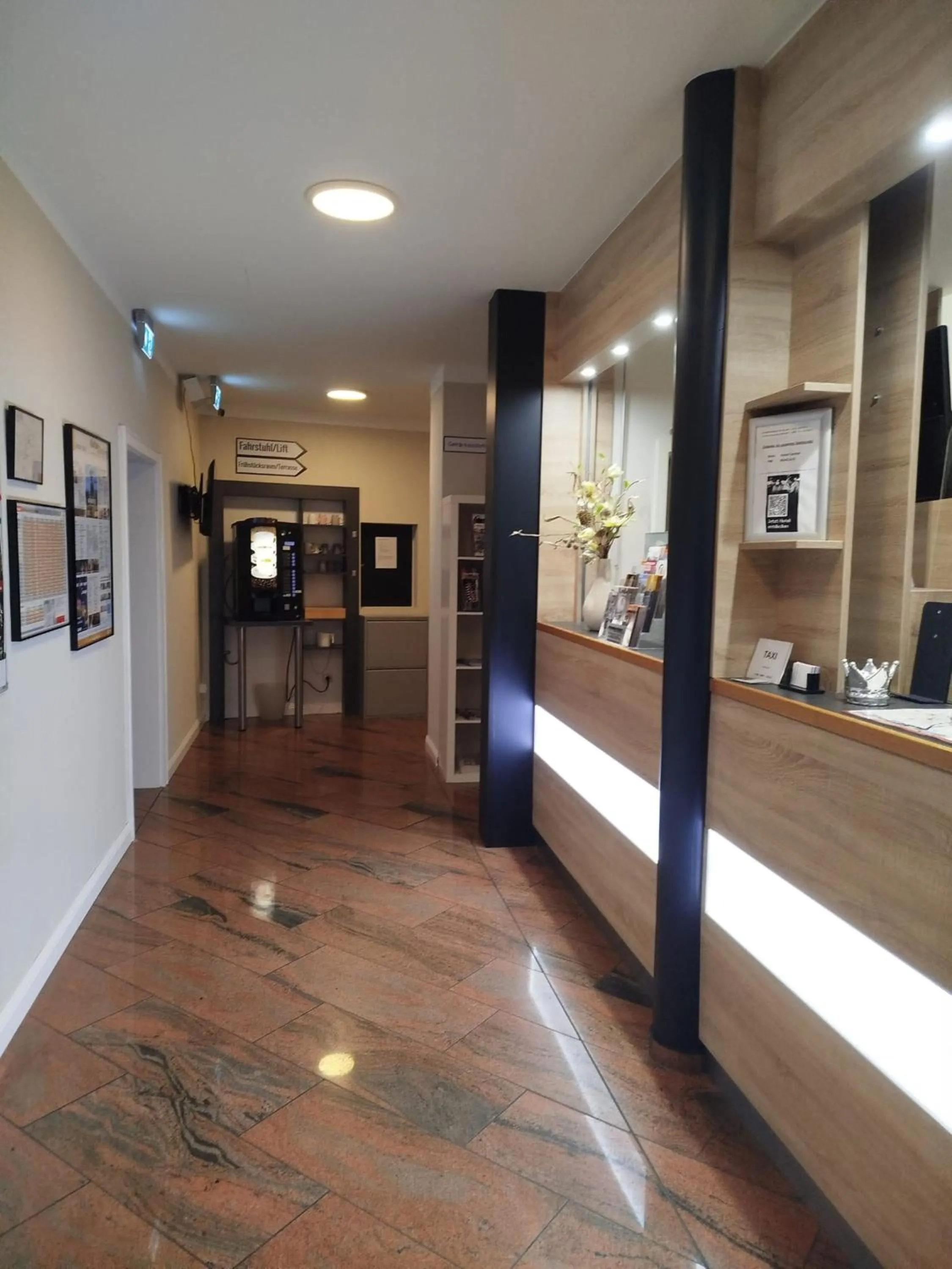 Lobby or reception in Hotel Central