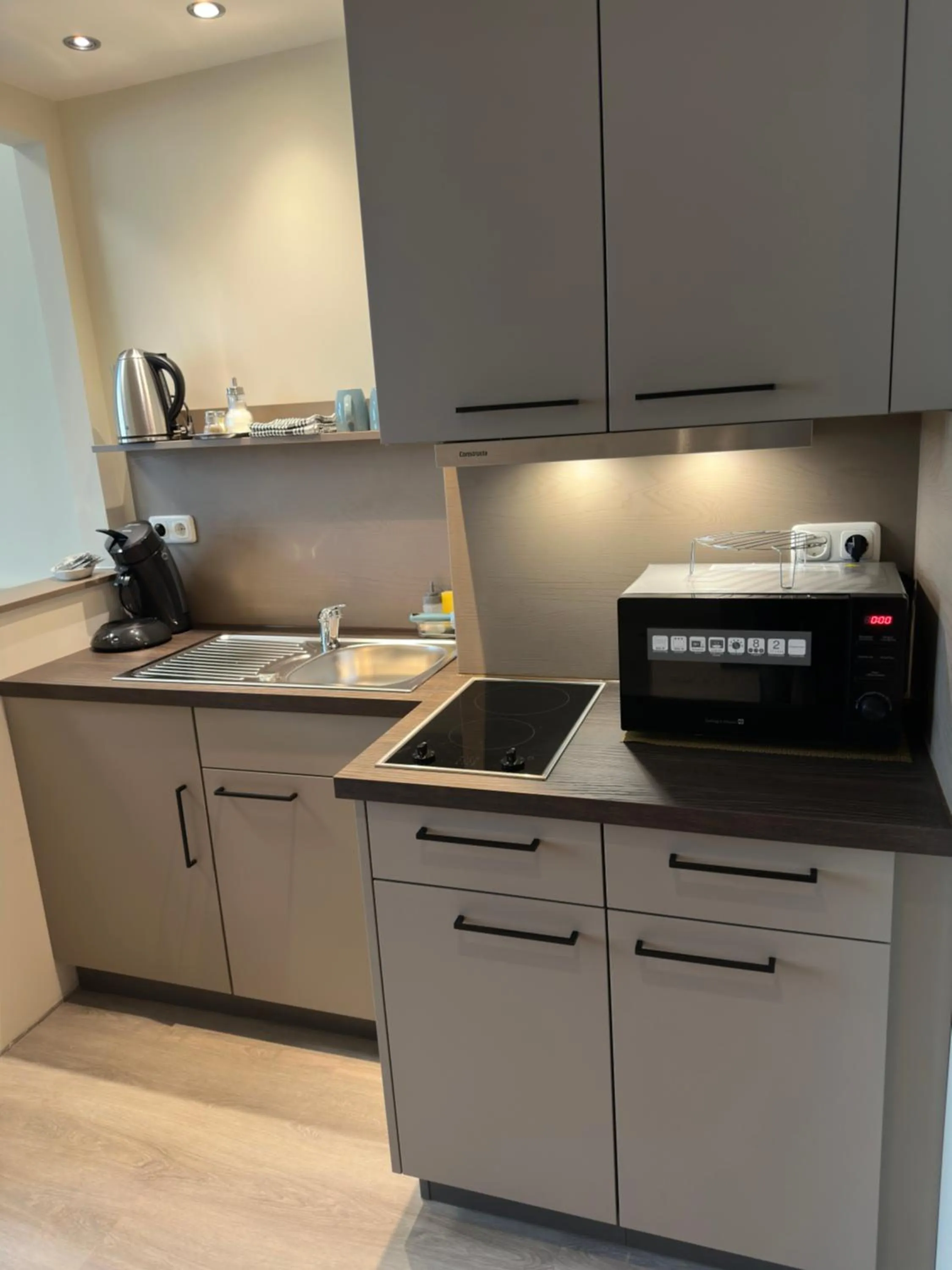 Kitchen or kitchenette in Hotel Central