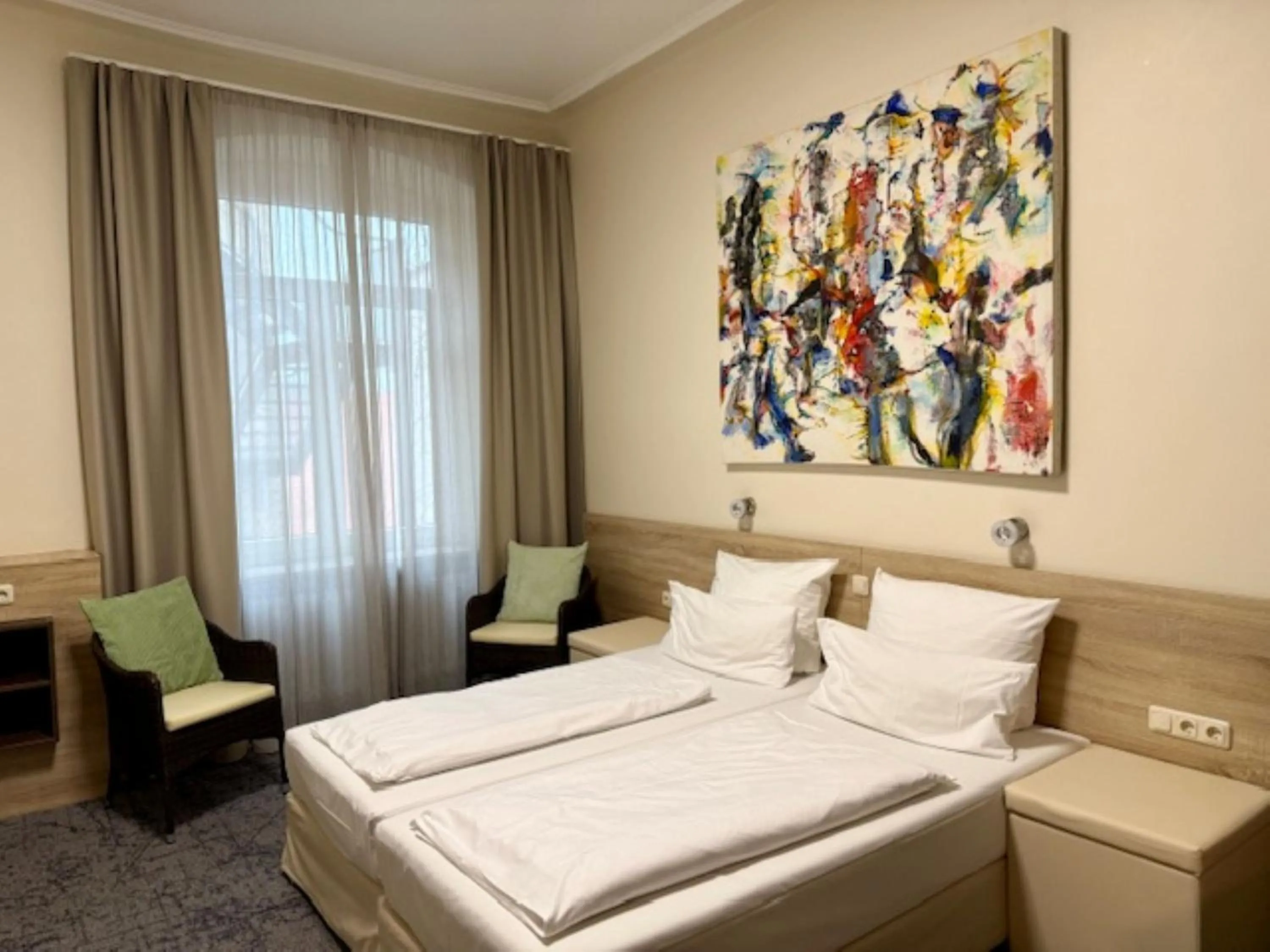 Bed in Hotel Central