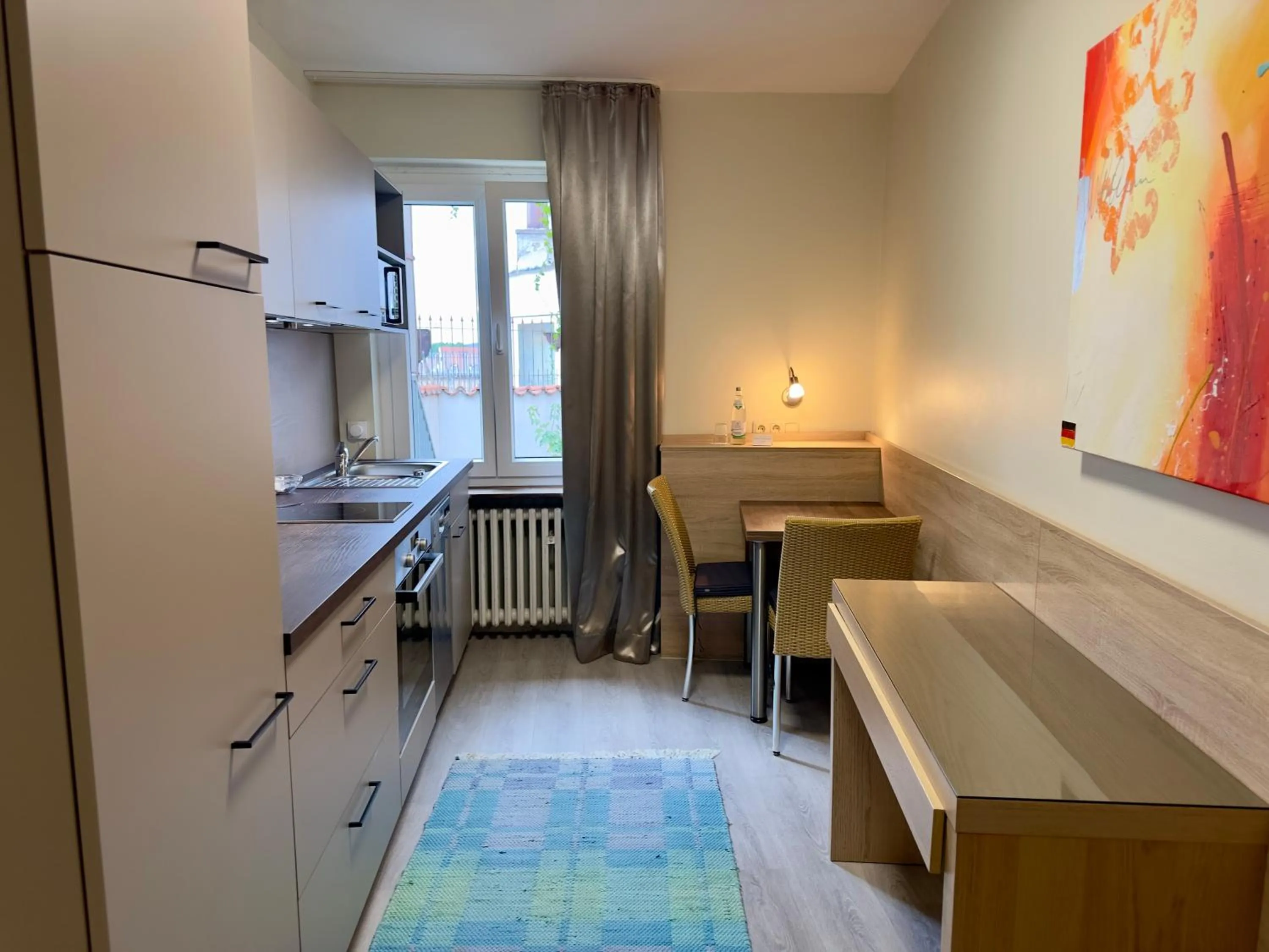 Kitchen or kitchenette in Hotel Central