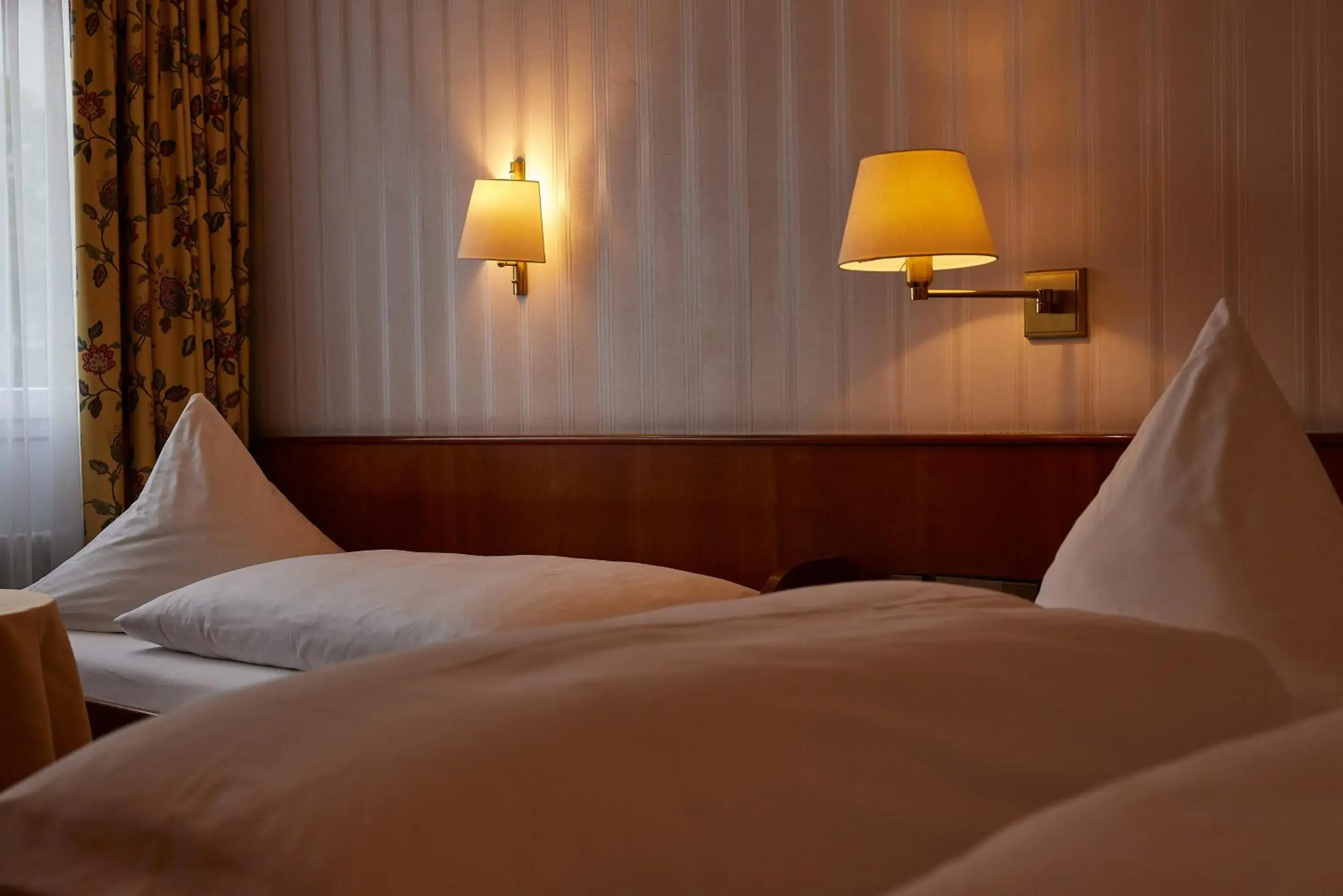 Bed in Hotel Zum Schiff Bed in Hotel Zum Schiff