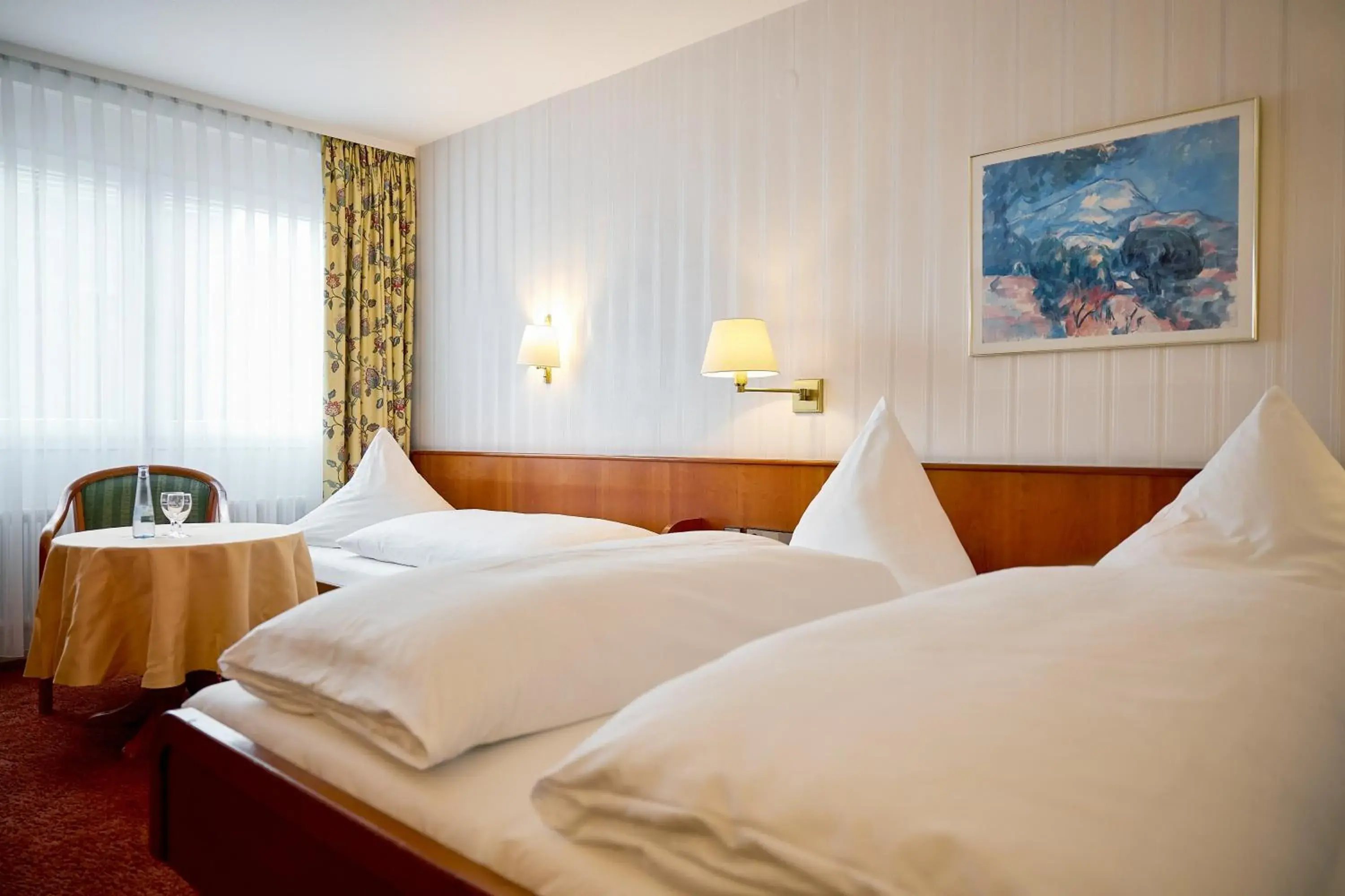 Bed in Hotel Zum Schiff Bed in Hotel Zum Schiff