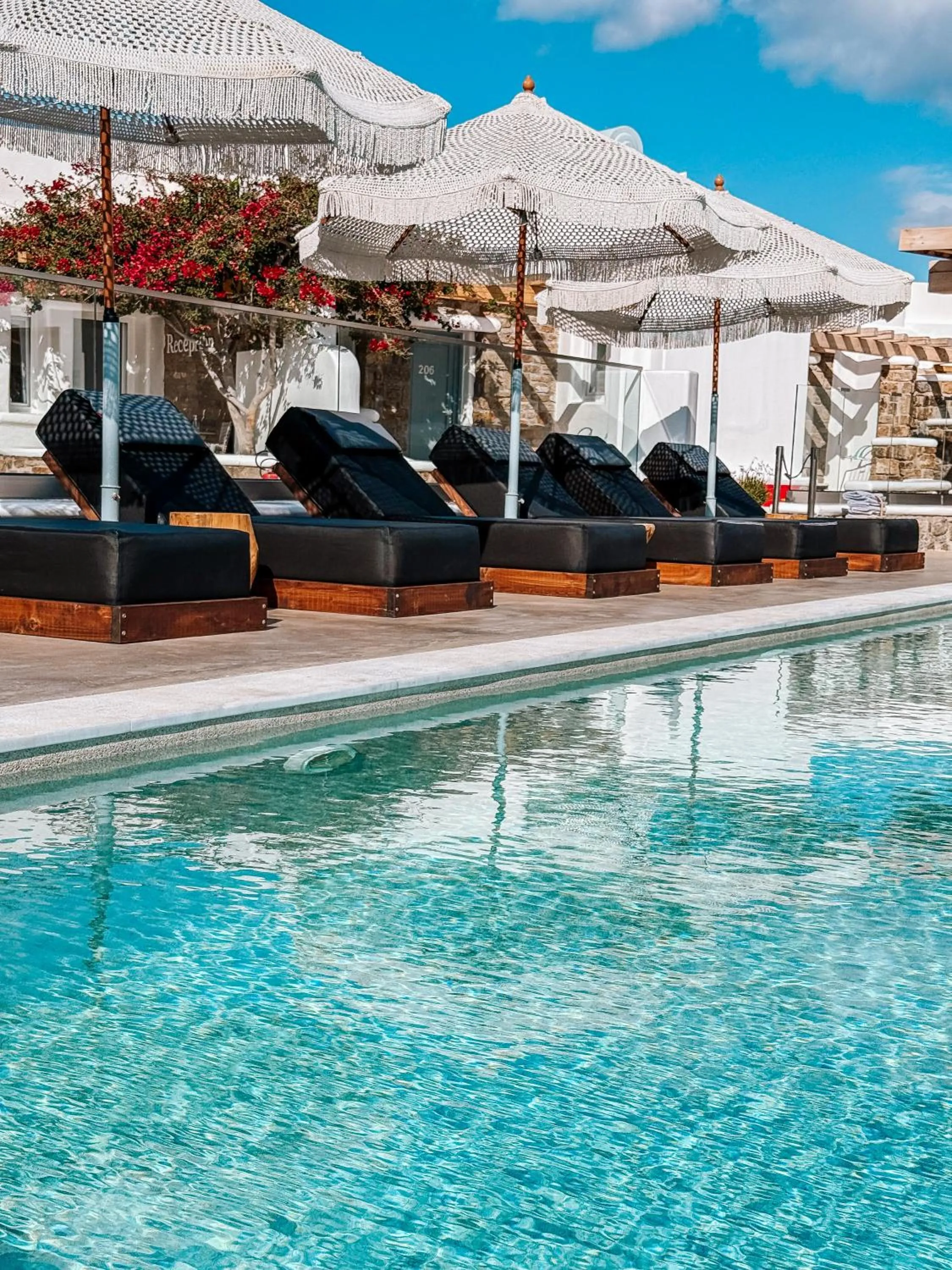 Swimming pool in Crystal Suites