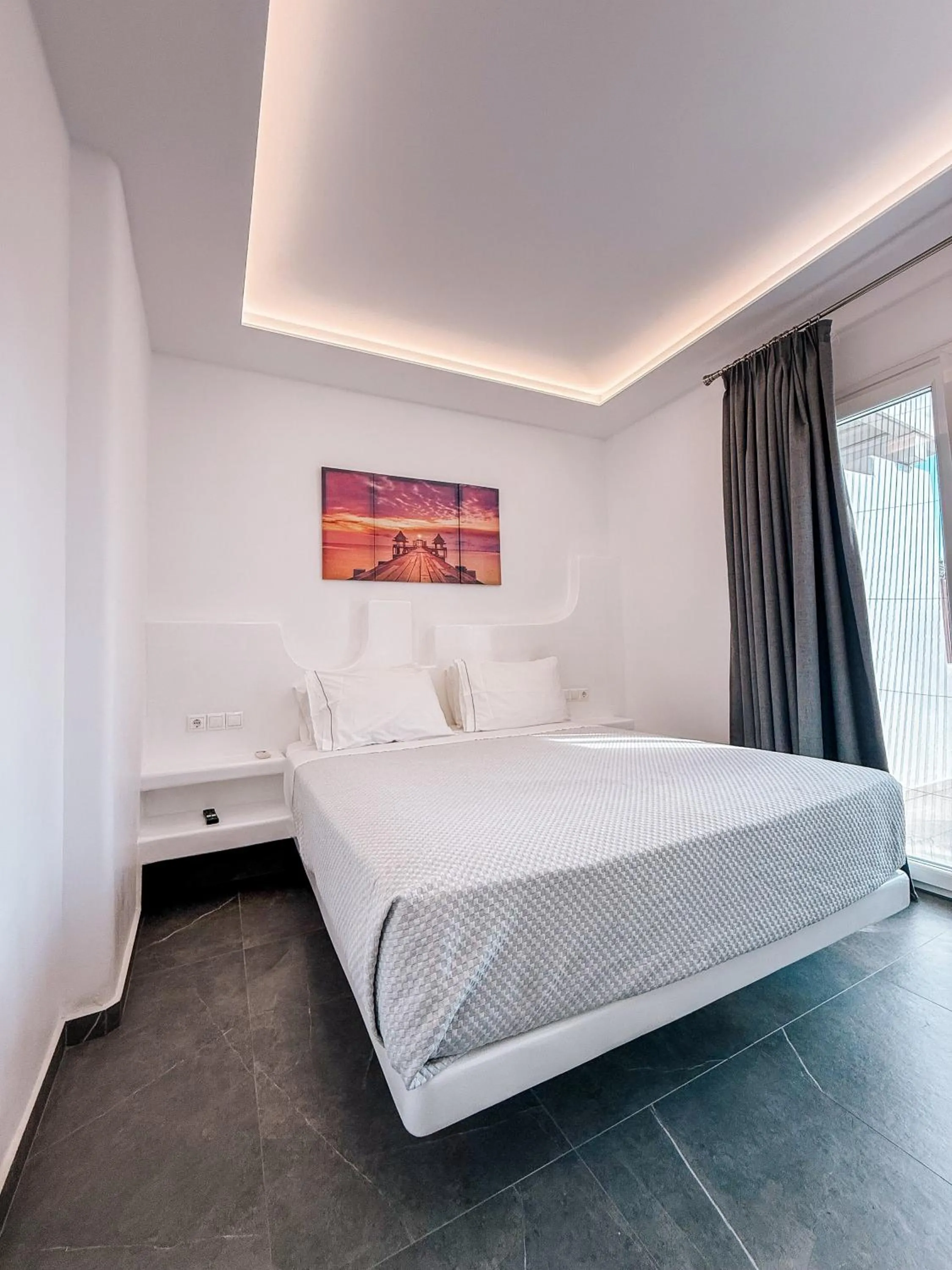 Property building, Bed in Crystal Suites