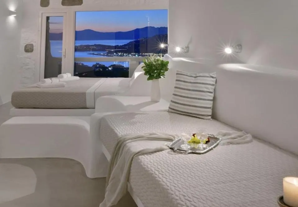 Bed in Crystal Suites