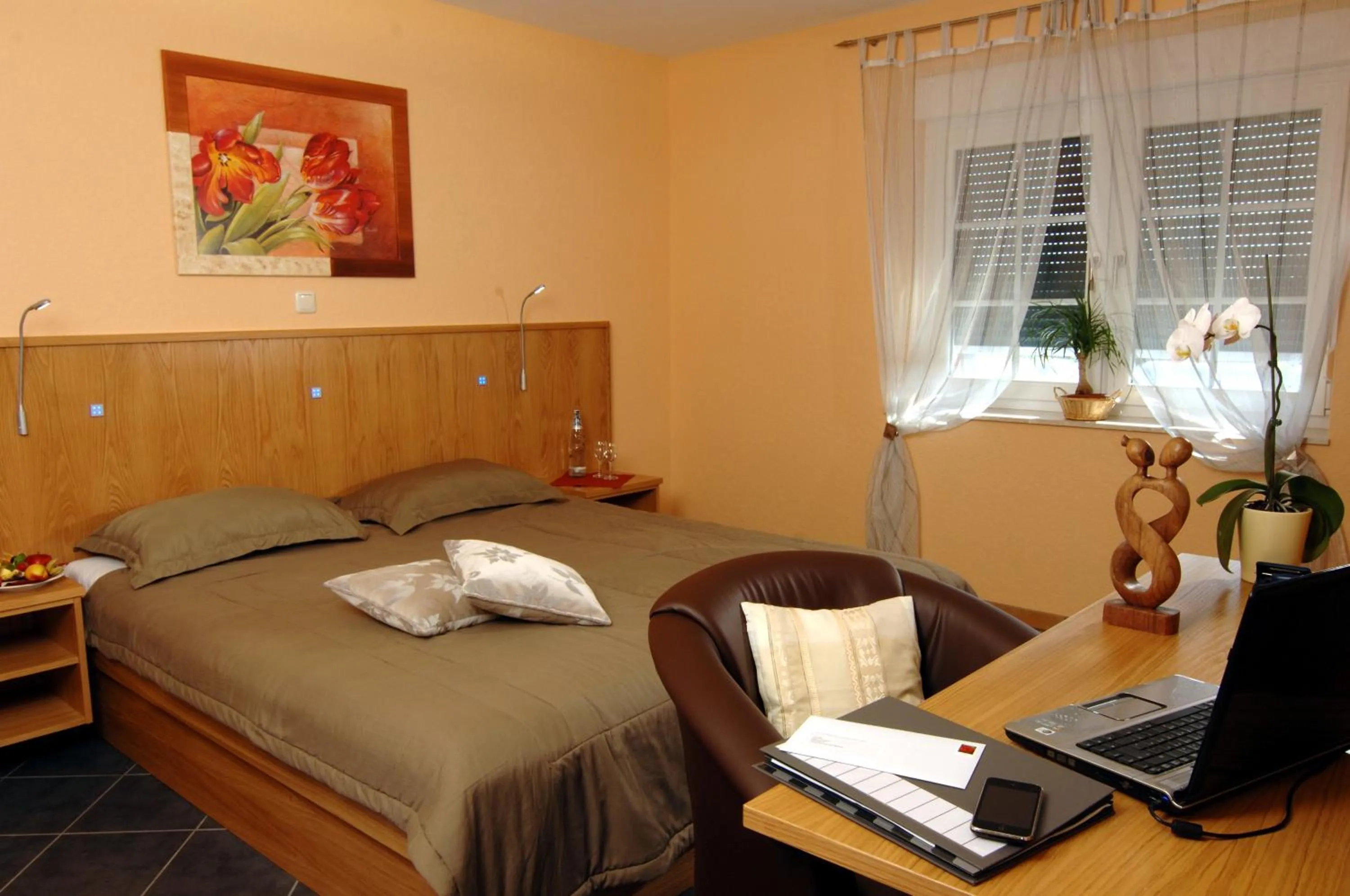 Bed in Wolfshotel am Arendsee