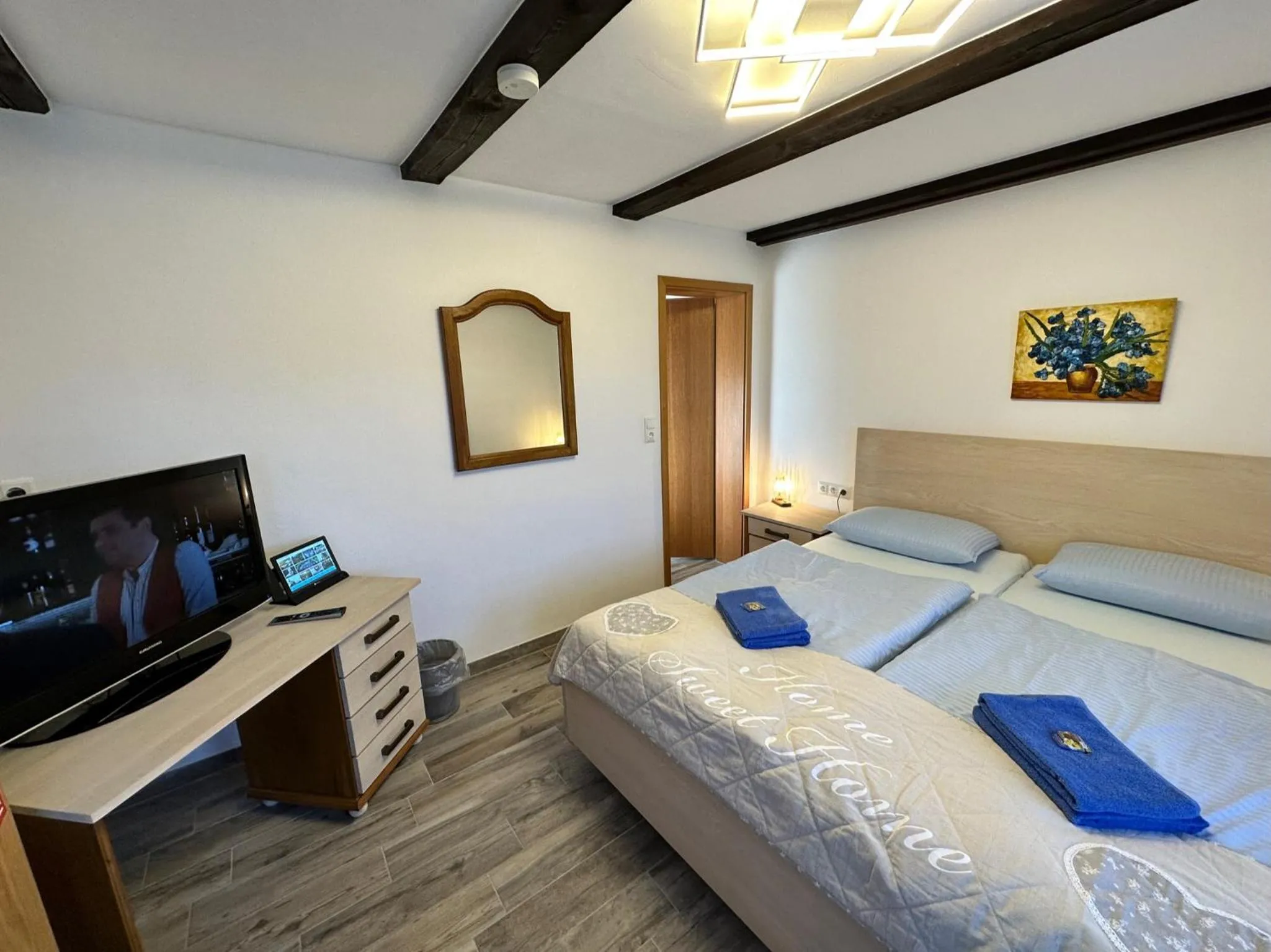 Bed in Wolfshotel am Arendsee