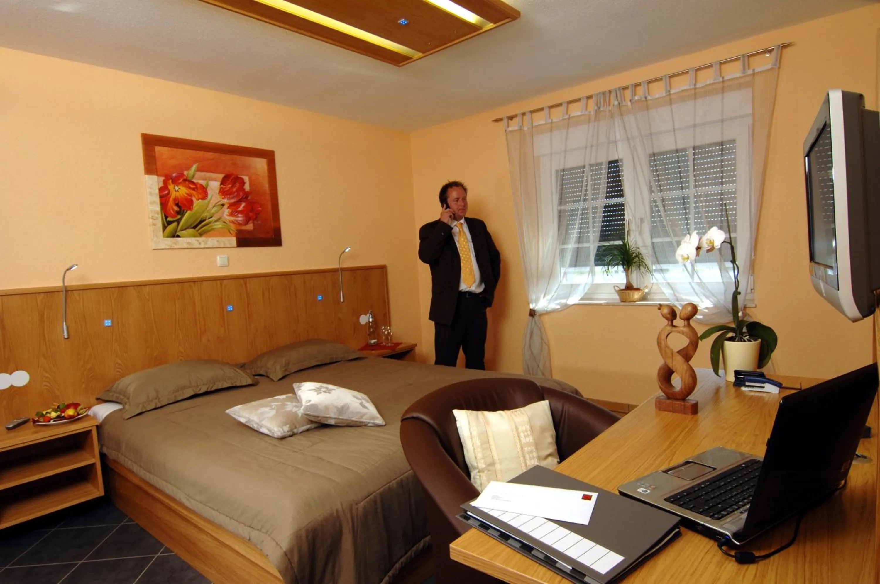 Bed in Wolfshotel am Arendsee