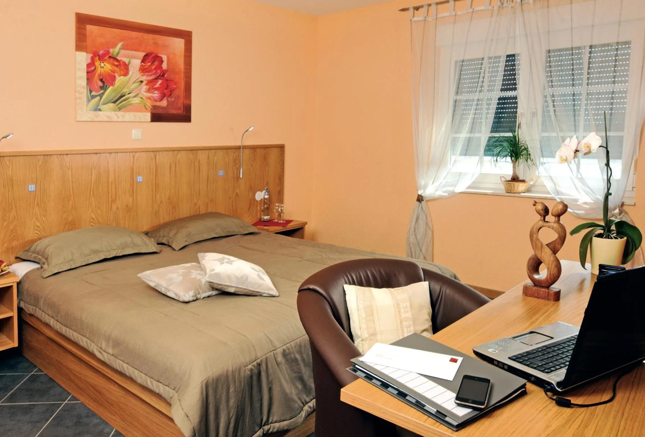 Bed in Wolfshotel am Arendsee