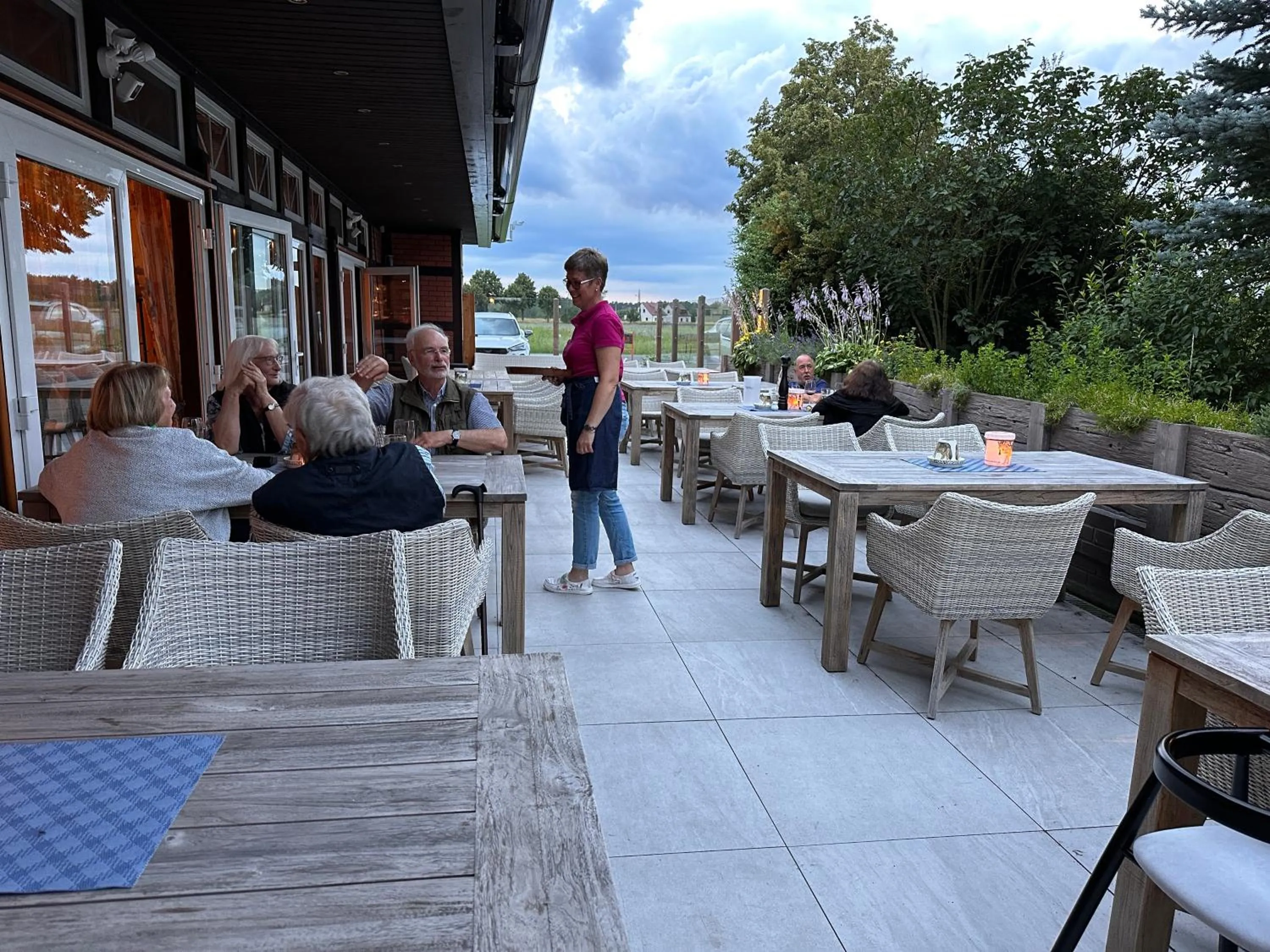 Patio in Wolfshotel am Arendsee