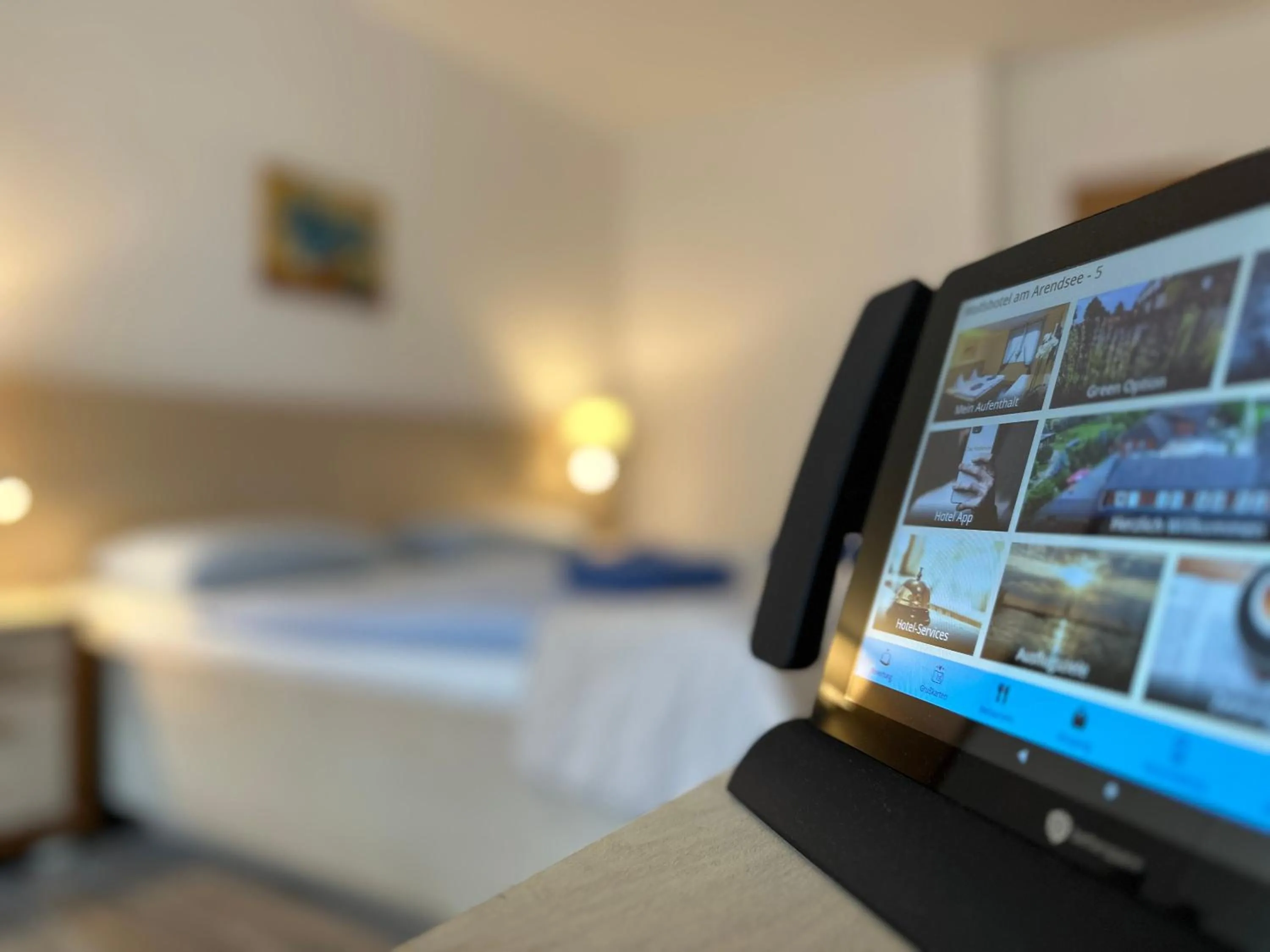 Bed in Wolfshotel am Arendsee