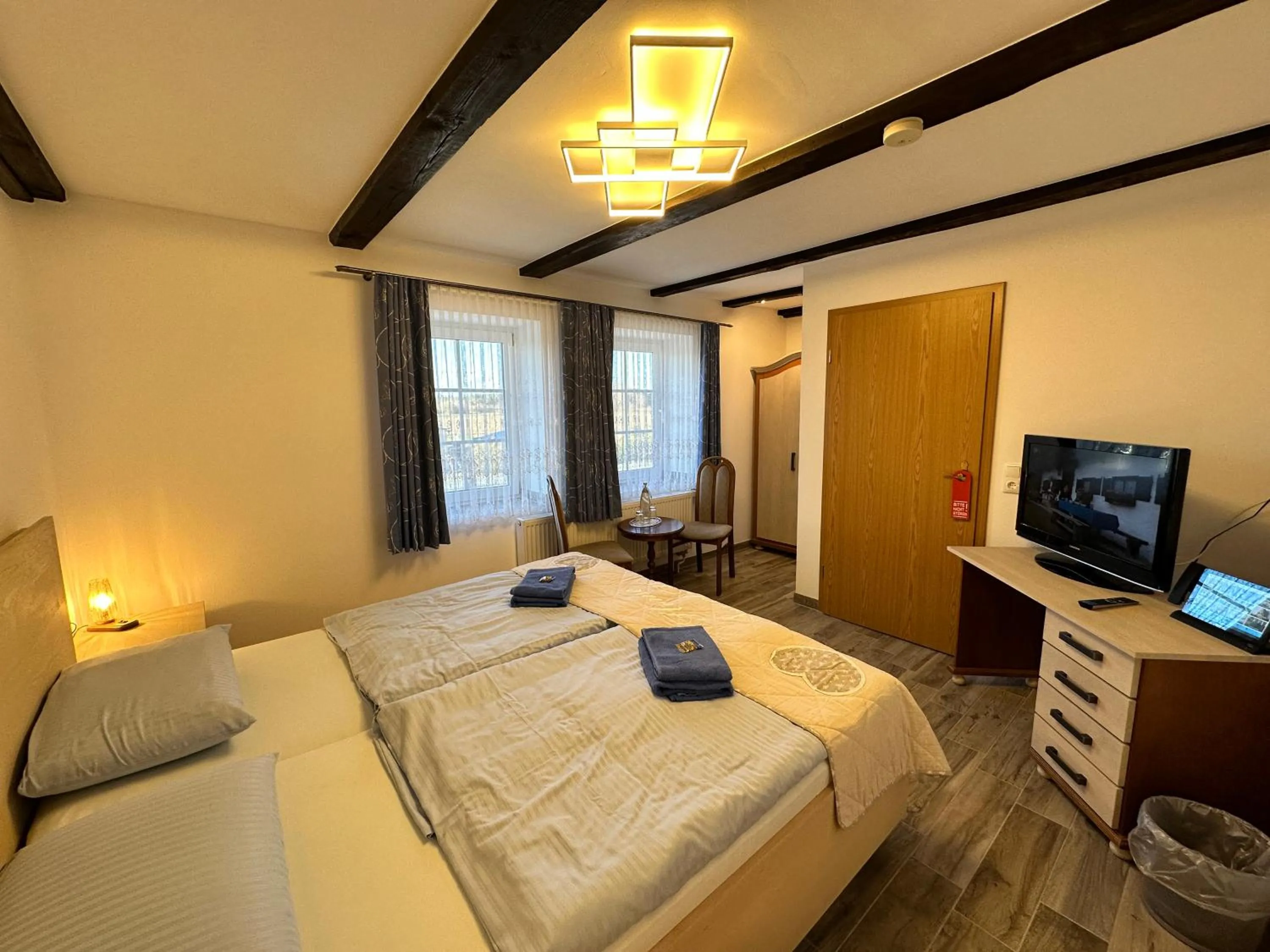 Bed in Wolfshotel am Arendsee
