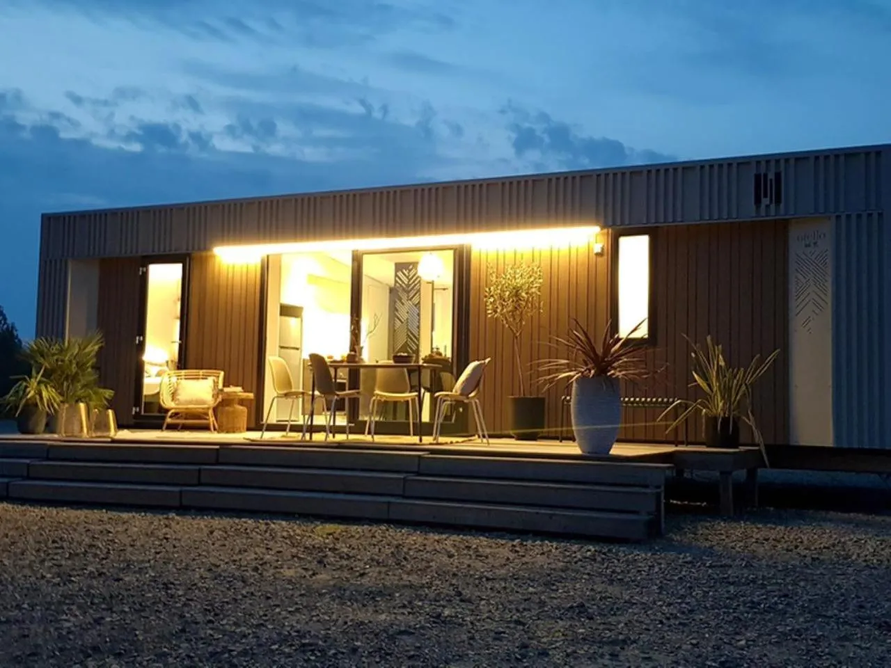 Patio in Mobile Homes by KelAir at Camping Domaine des Ormes
