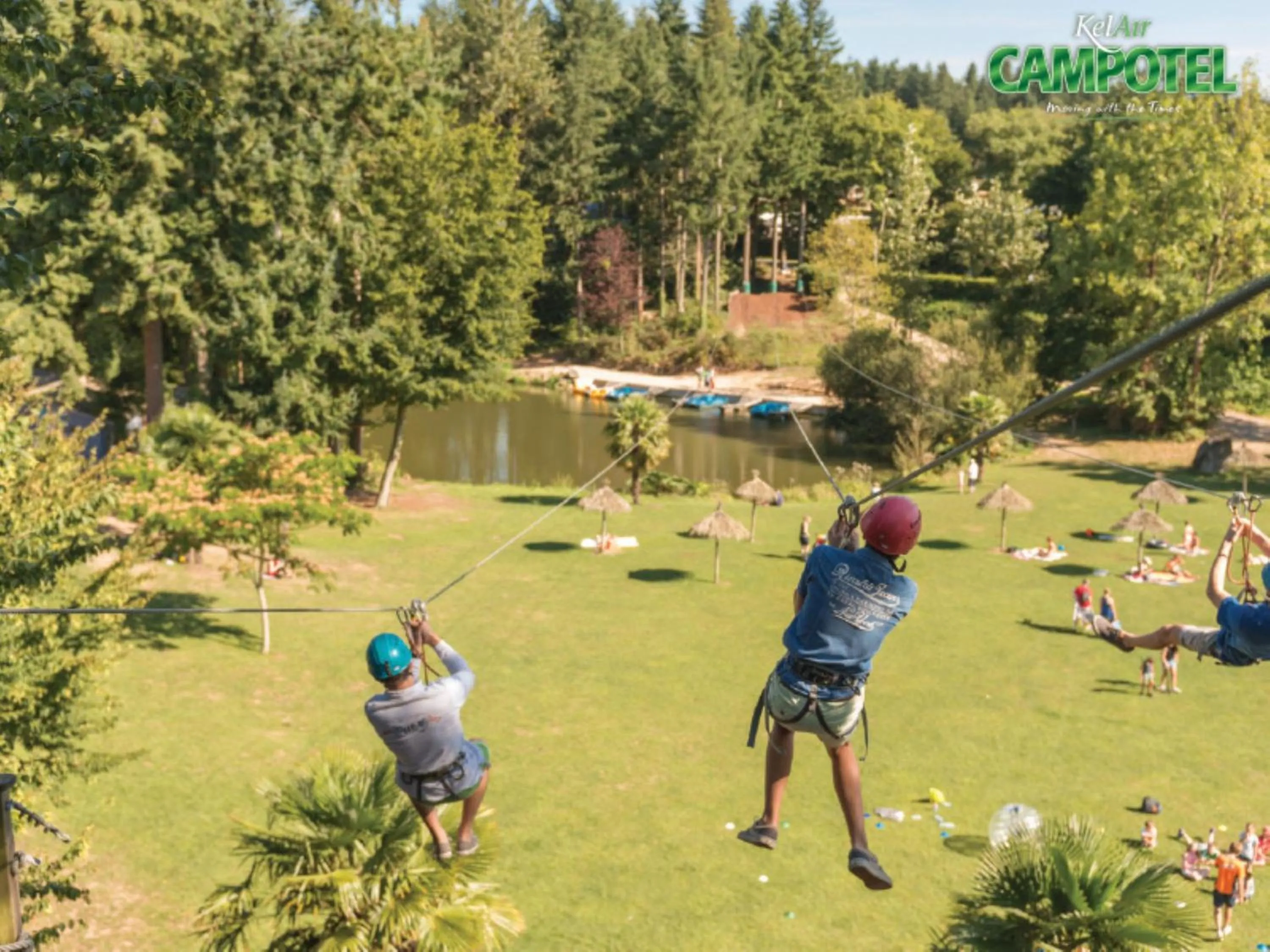 Natural landscape in Mobile Homes by KelAir at Camping Domaine des Ormes