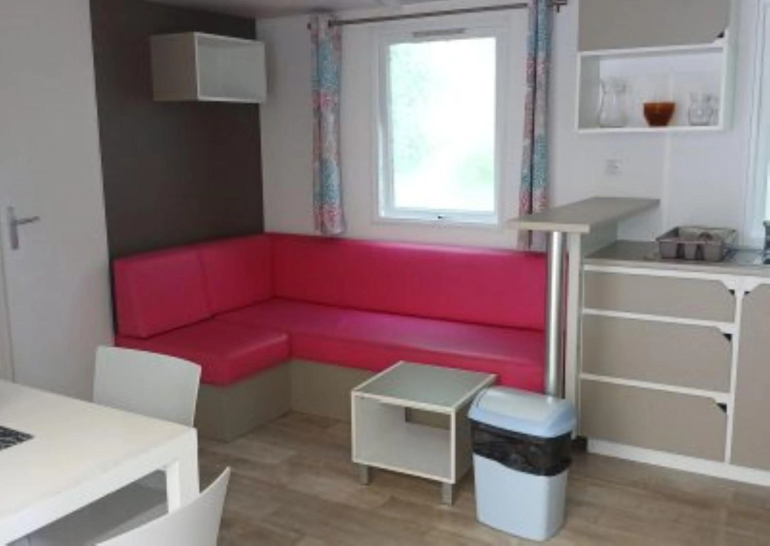 Living room in Mobile Homes by KelAir at Camping Domaine des Ormes