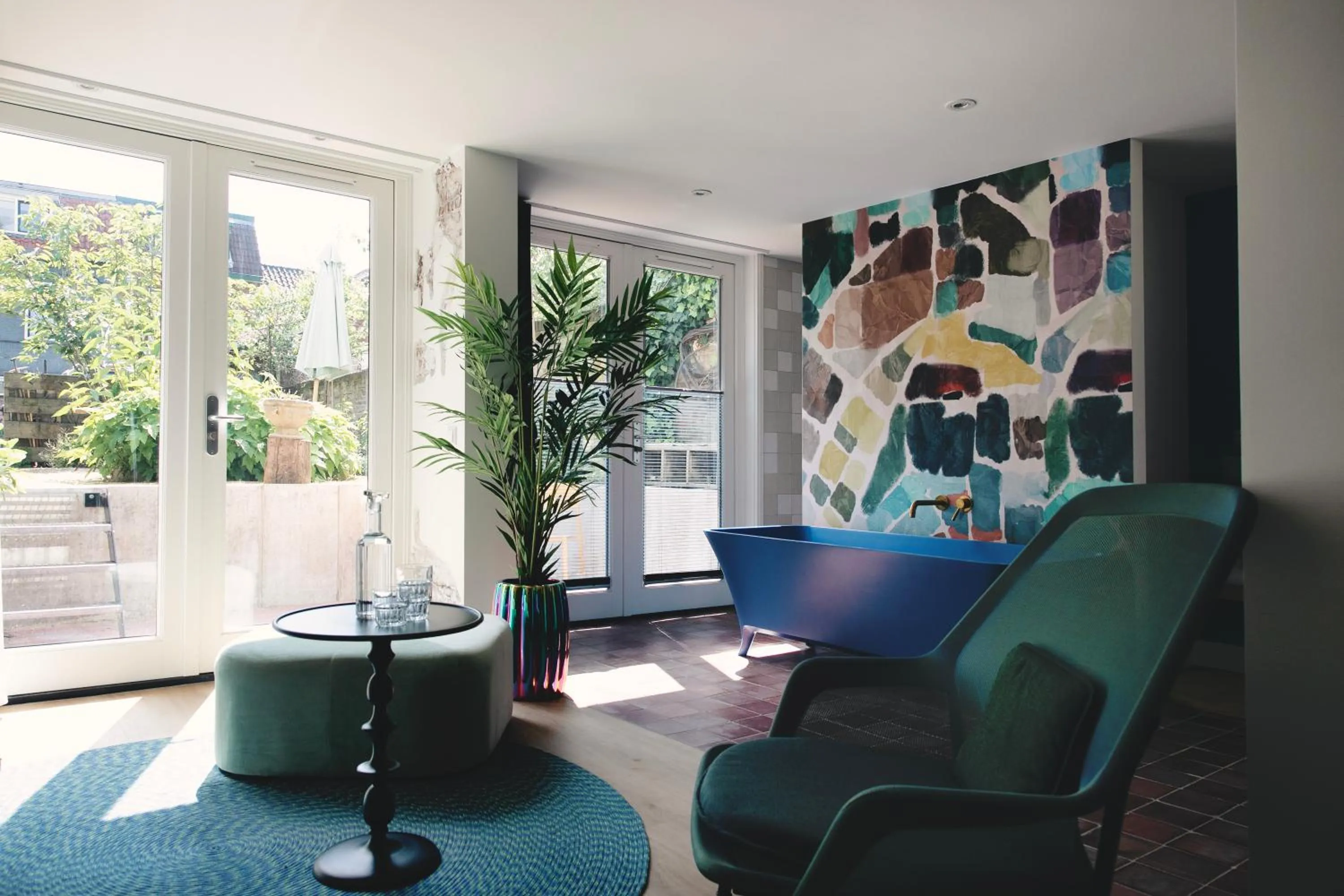 Living room in MUZE Hotel Utrecht