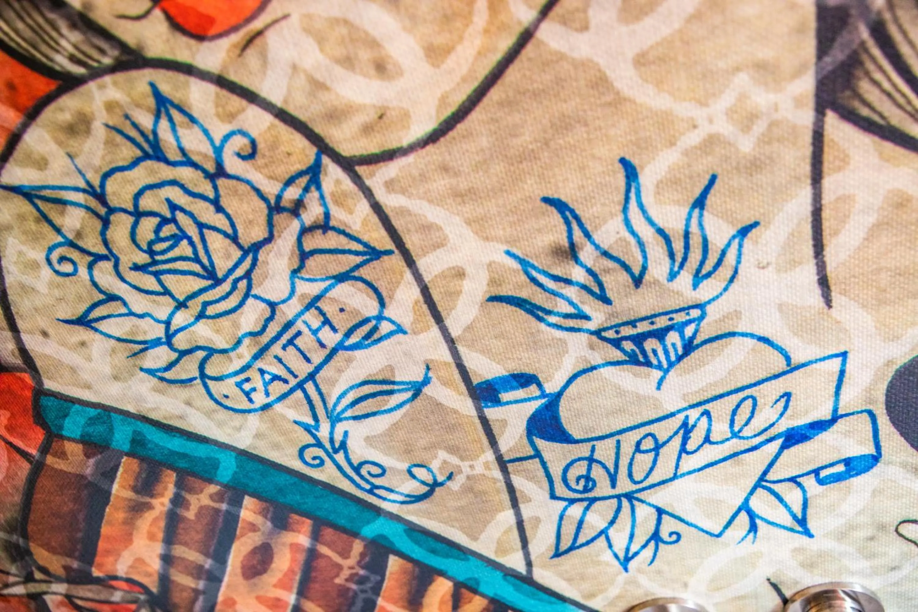 Decorative detail in MUZE Hotel Utrecht