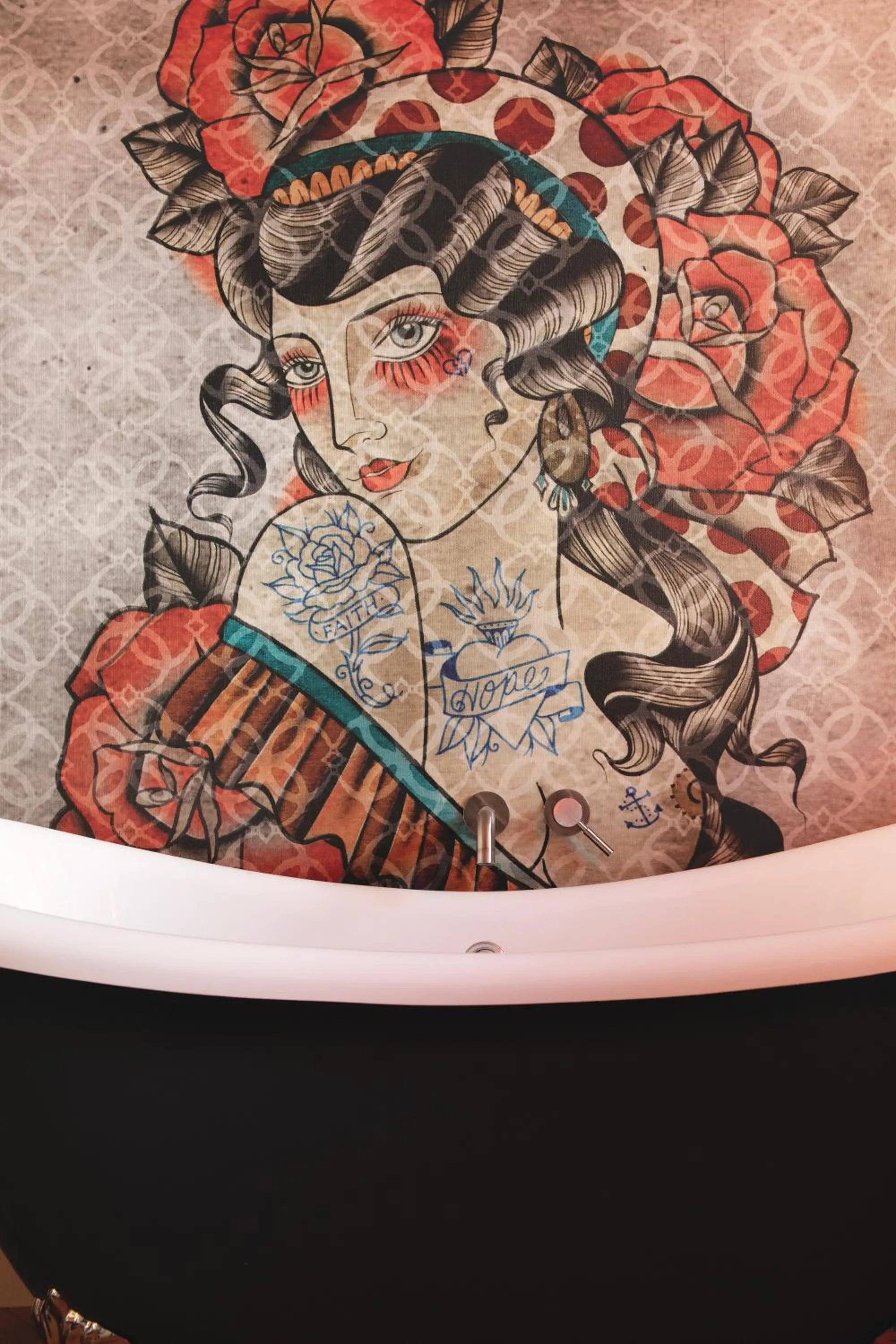 Decorative detail in MUZE Hotel Utrecht