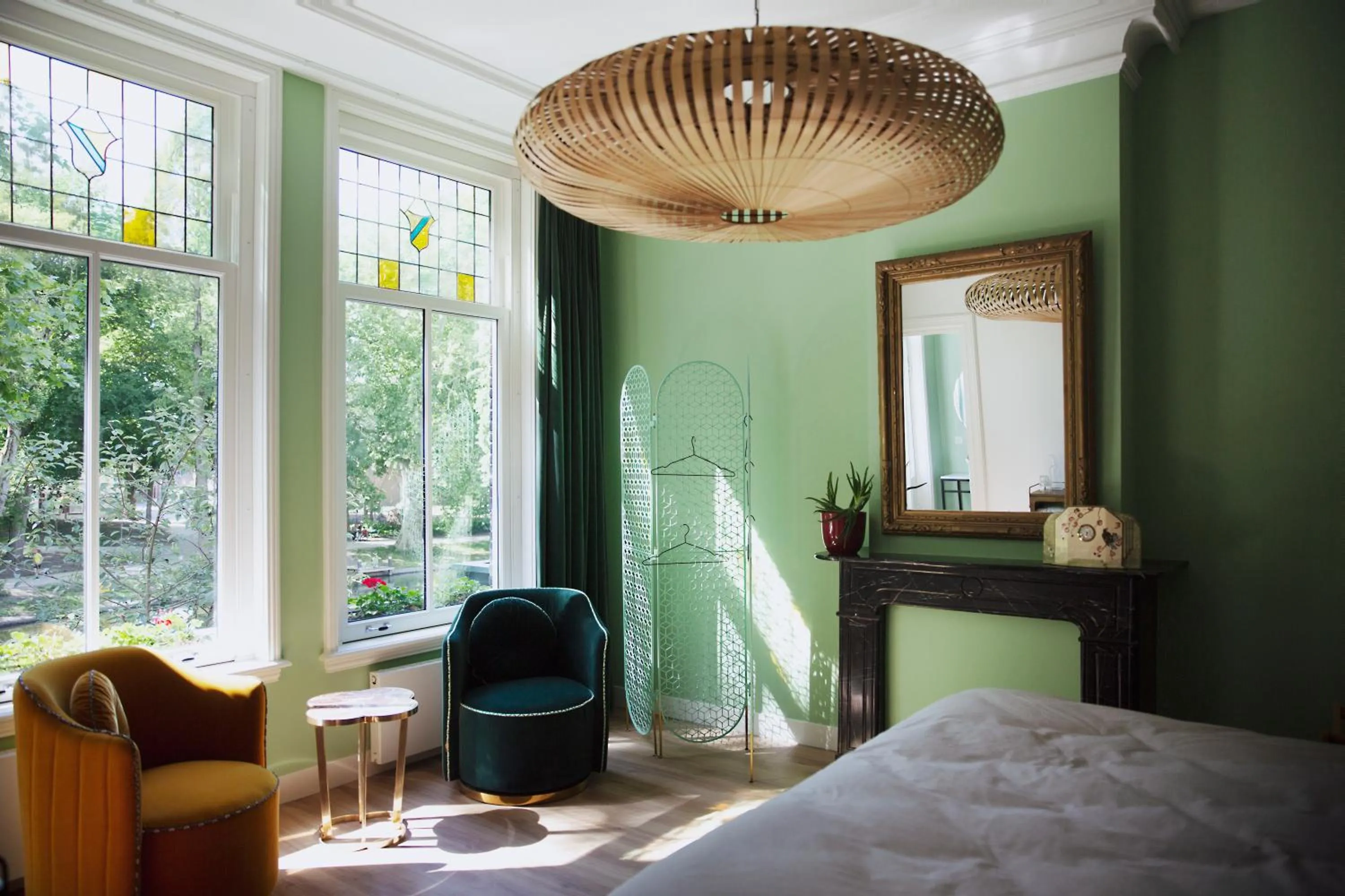 Seating area, Bed in MUZE Hotel Utrecht