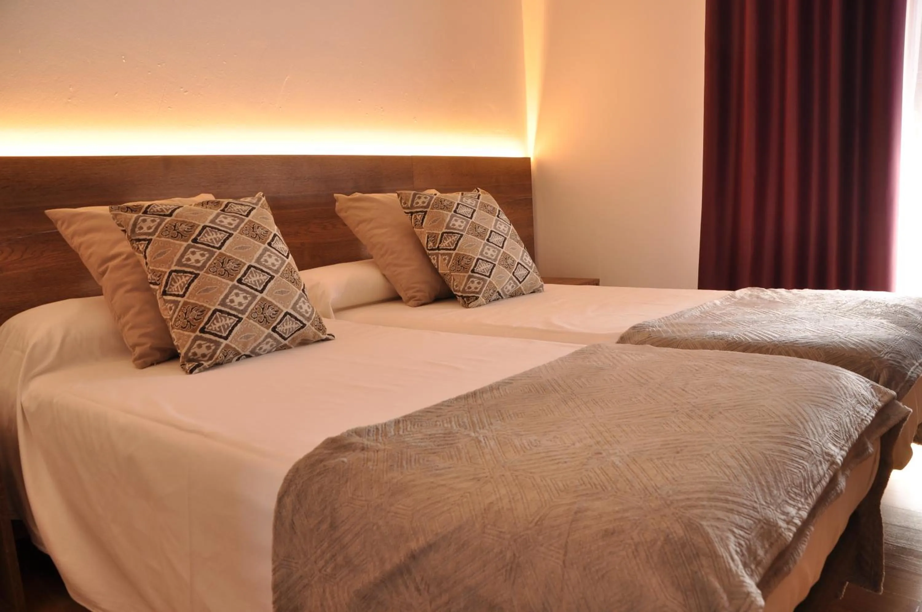 Bed in Hotel Cervaria