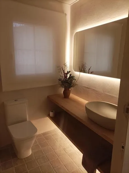 Toilet in Hotel Cervaria